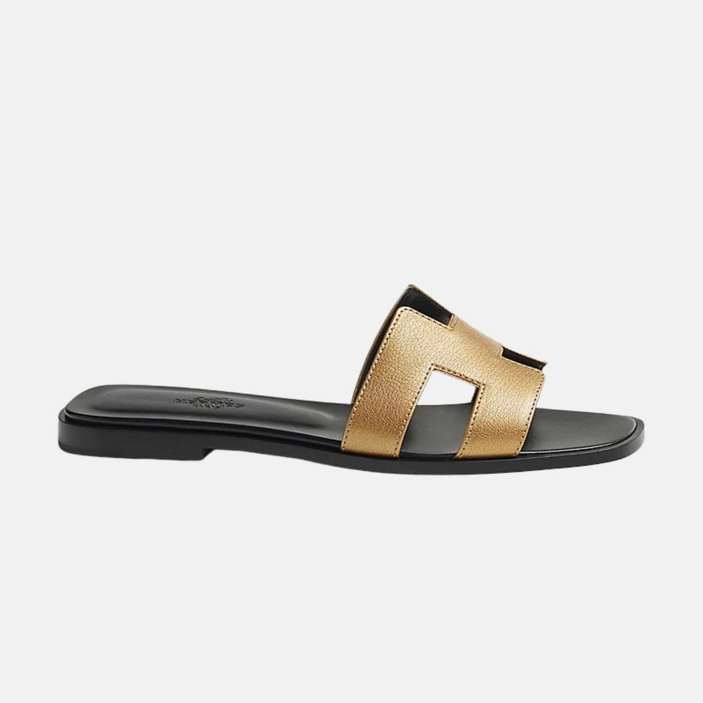 Оригінальна Oran Sandal Metallic Hermes – вид ззаду