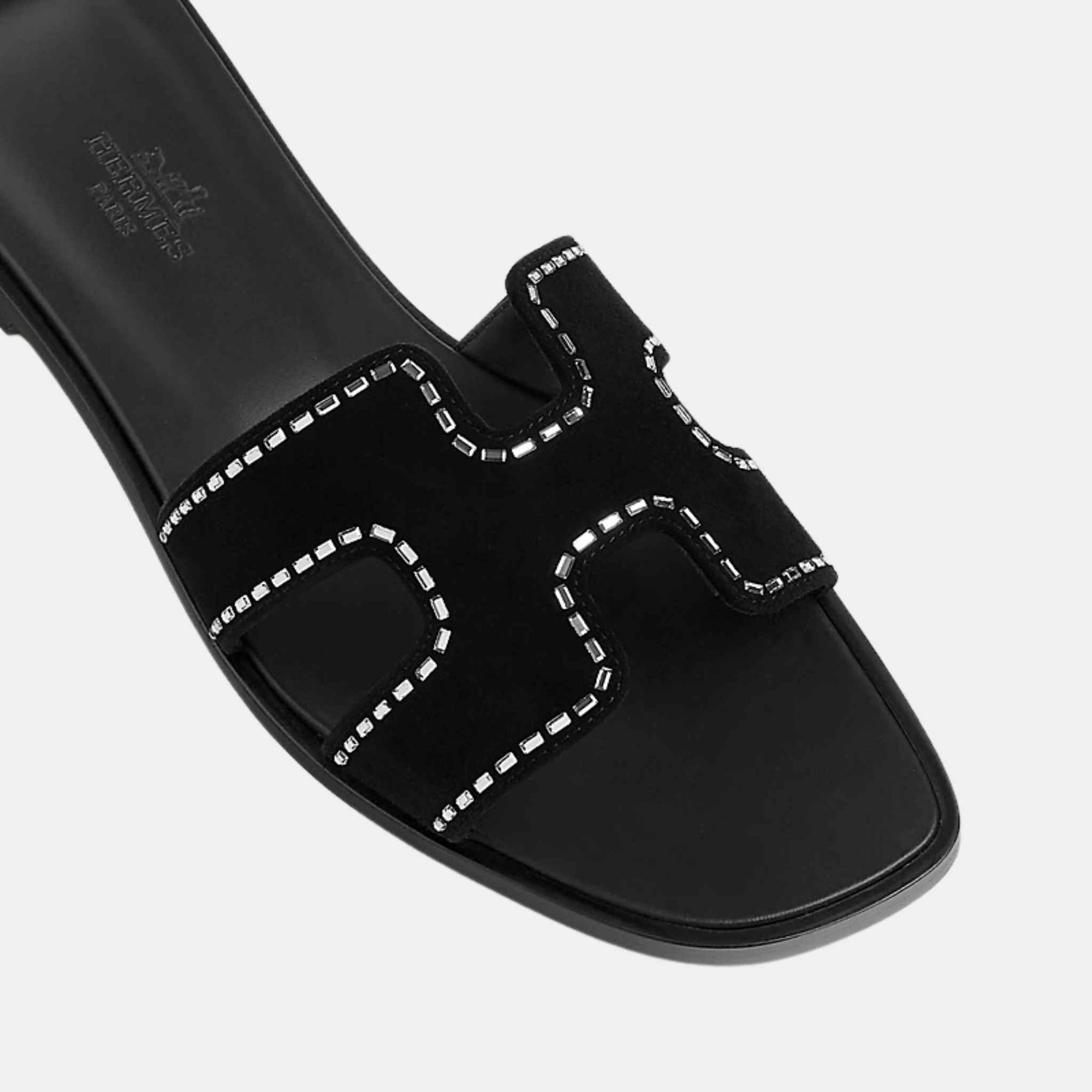 Оригінальна Oran Sandal Rhinestone Hermes – детальний вид