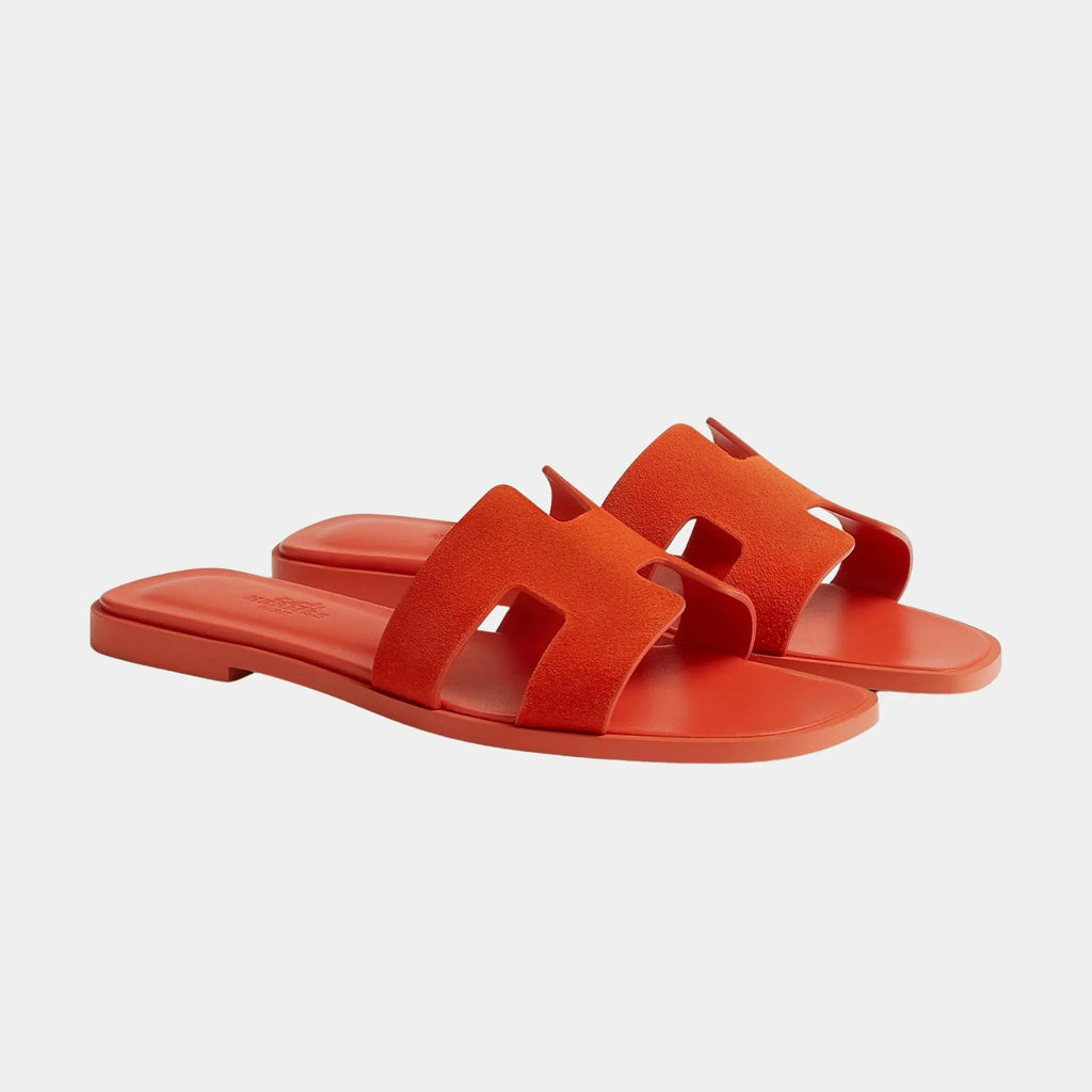 Oran Sandal In Suede Goatskin Hermes оригінал – Купити в Україні – боковий вид