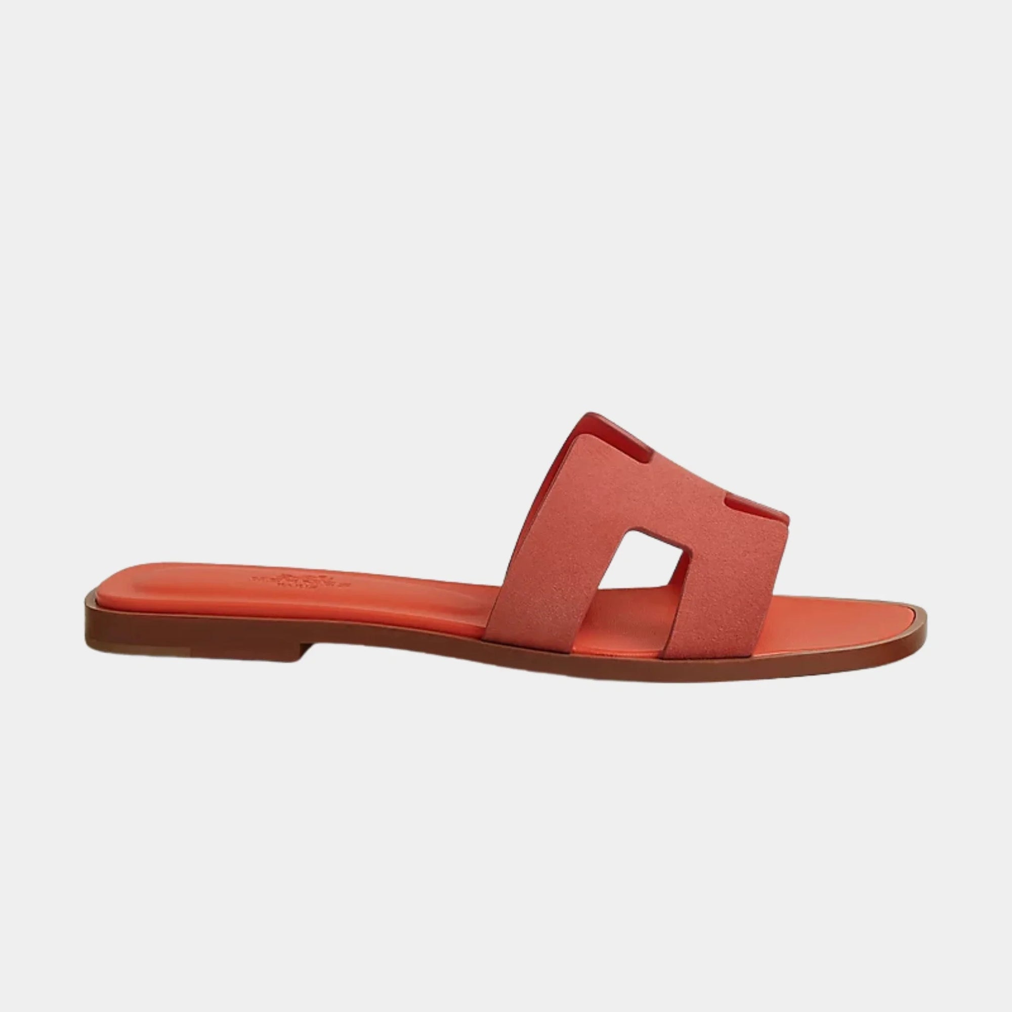 Oran Sandals In Duo Tone Suede Goatskin Hermes оригінал – Купити в Україні – вид ззаду