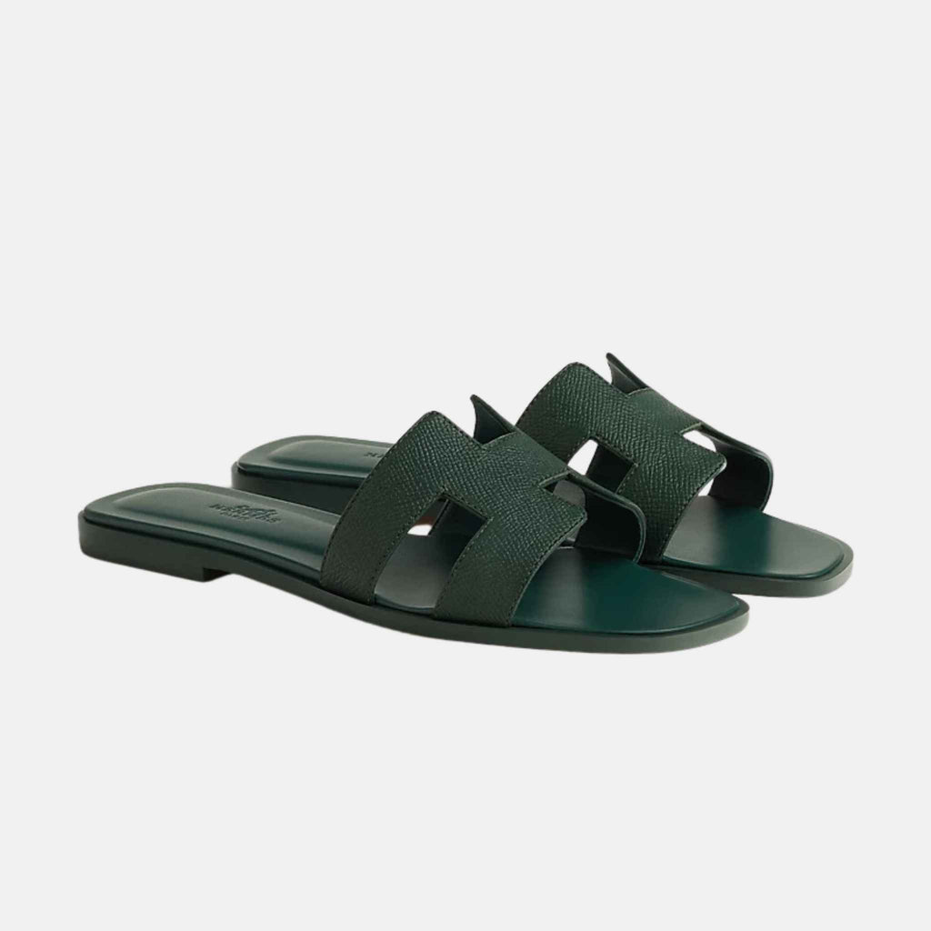 Оригінальна Oran Sandal In Epsom Calfskin Hermes – вид ззаду