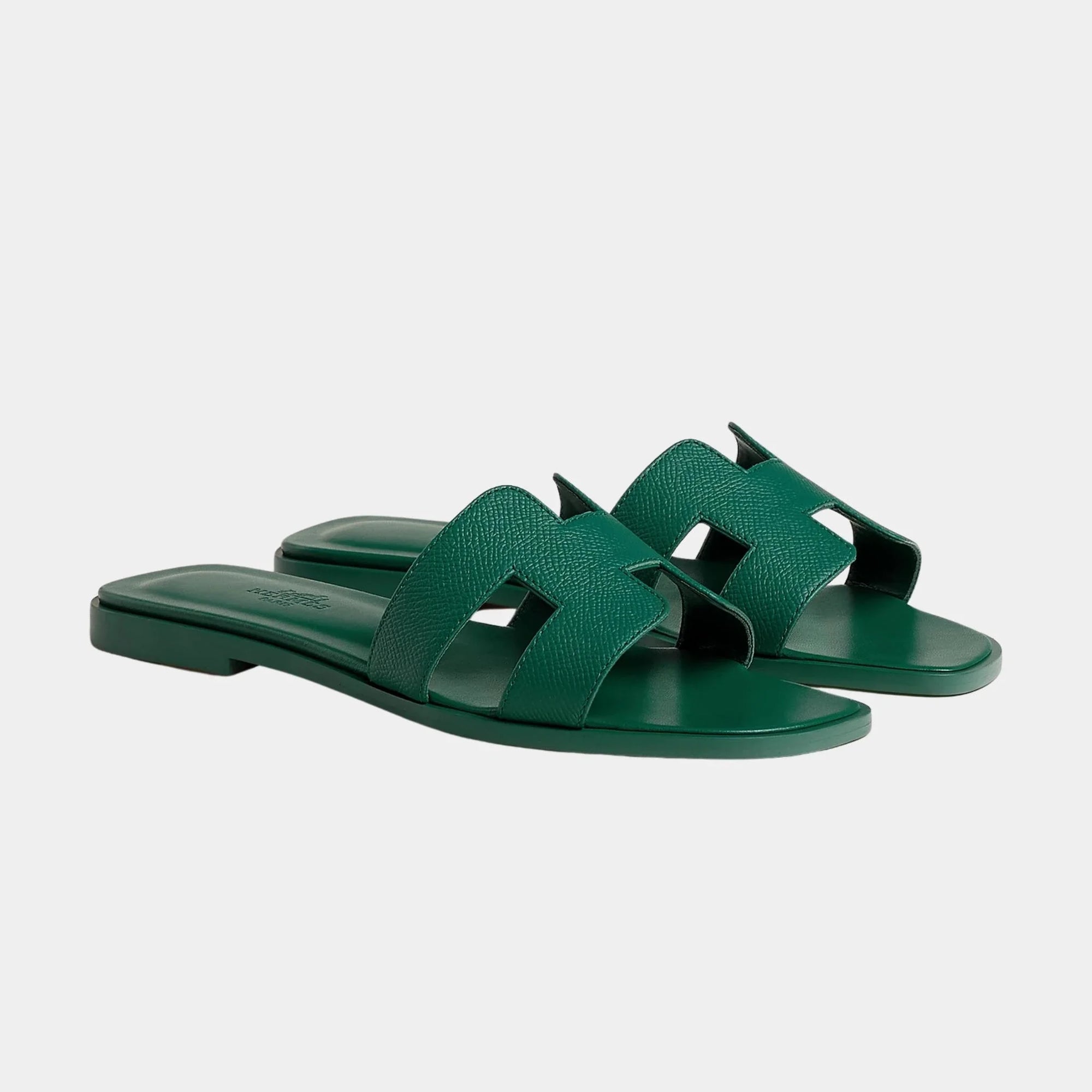 Оригінальна Oran Sandals In Epsom Calfskin Hermes – вид ззаду