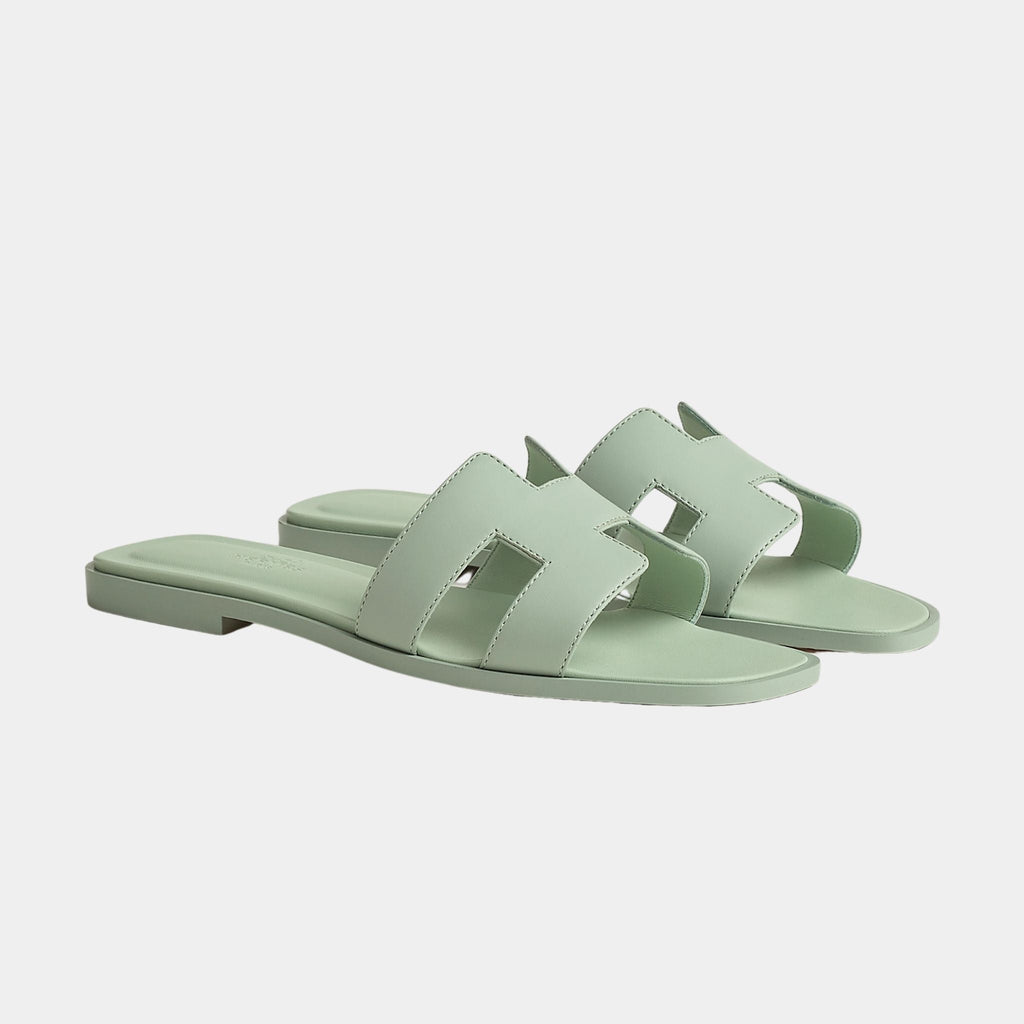 Oran Sandals In Calfskin Leather Hermes оригінал – Купити в Україні – боковий вид