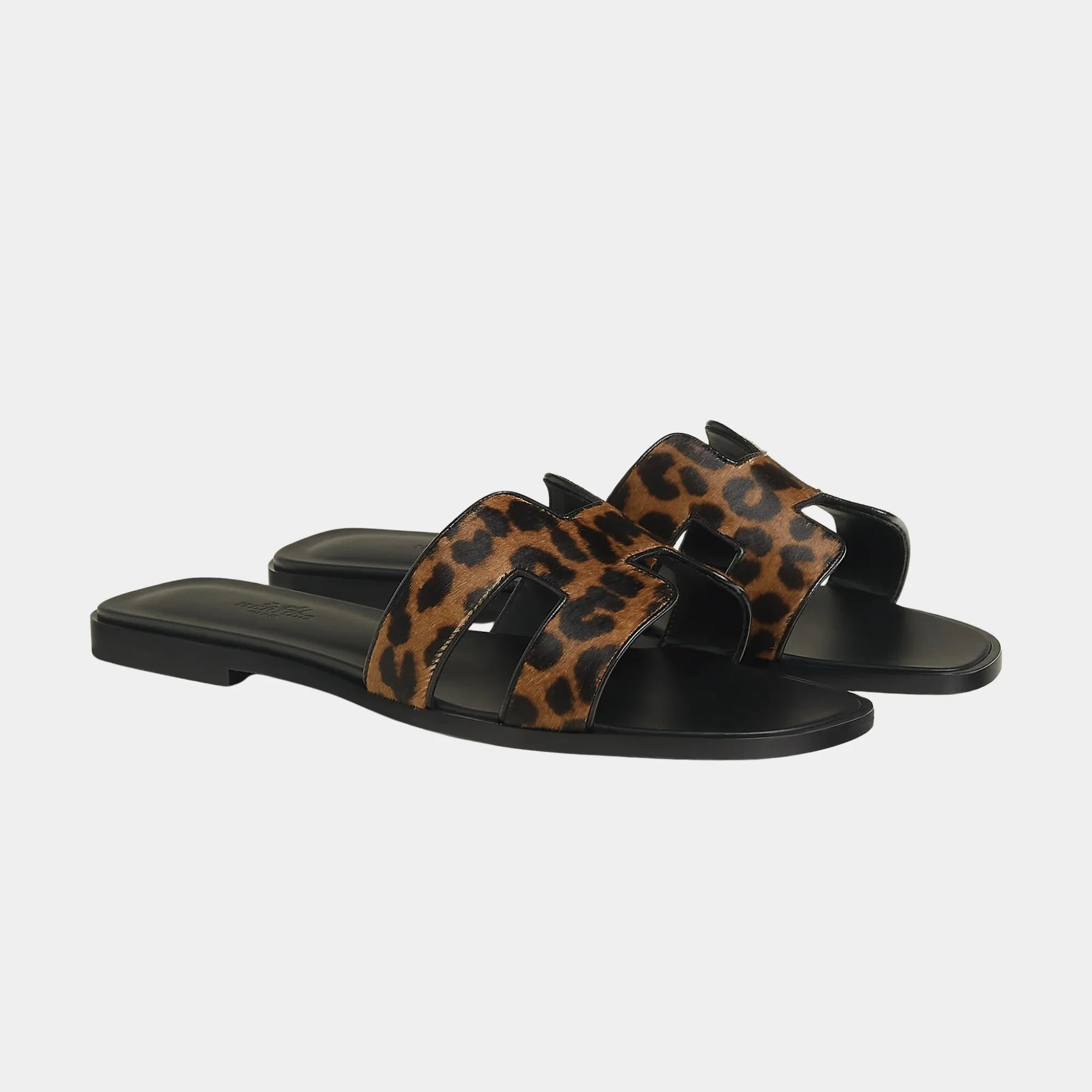 Oran Sandals In Moire Calfskin Hermes оригінал – Купити в Україні – боковий вид