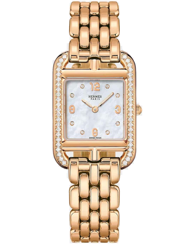 Cape Cod 31 MM Set-In Rose Gold With Rose Gold Bracelet Hermes оригінал – Купити в Україні