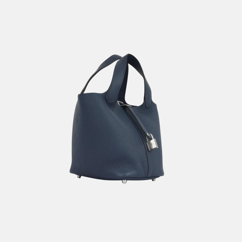 Picotin 18 Bleu De Prusse Clemence Phw Hermes оригінал – Купити в Україні – вид ззаду