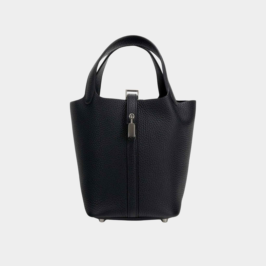 Picotin 18 Clemence Black Phw Hermes оригінал – Купити в Україні – боковий вид