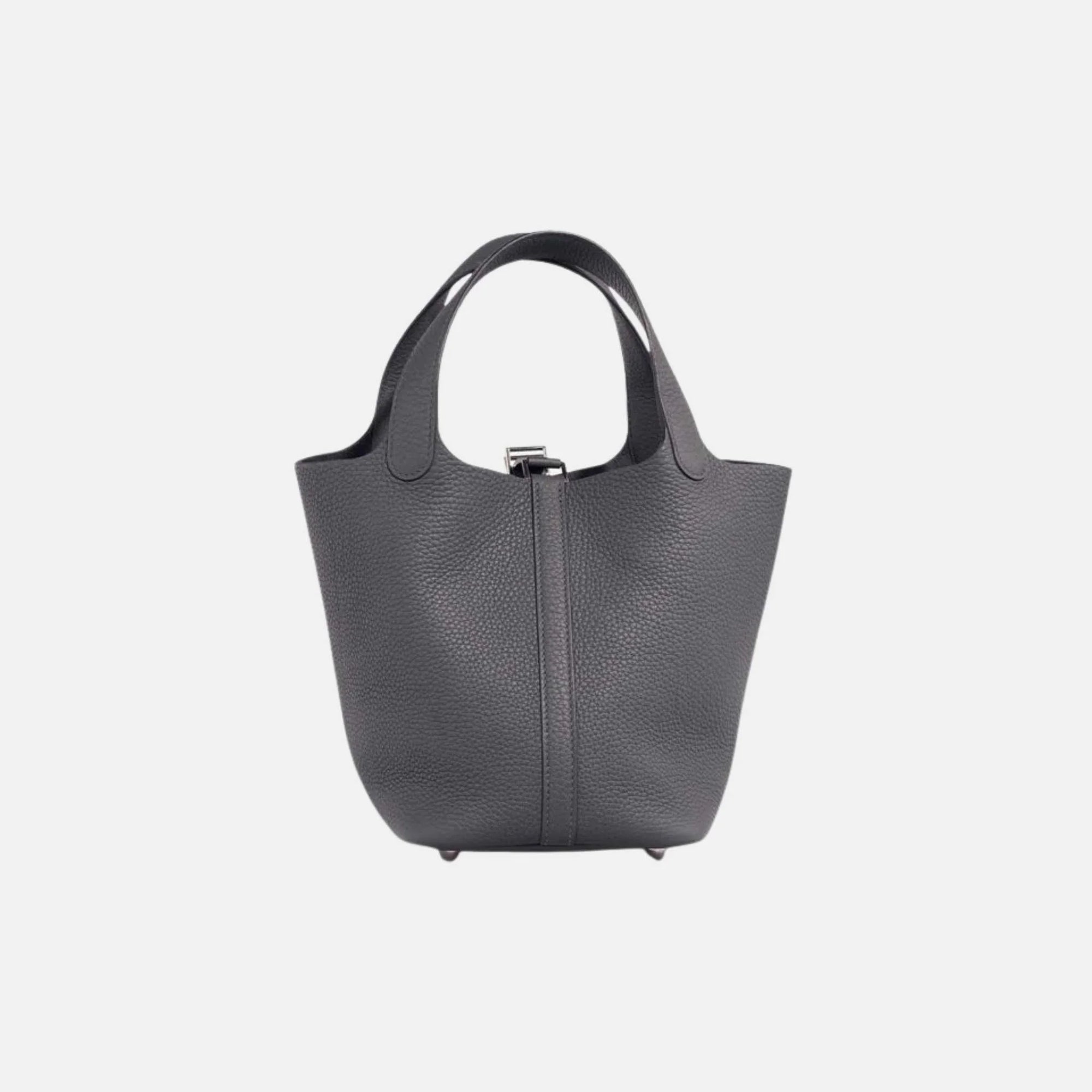 Picotin 18 Clemence Gris Misty Phw Hermes оригінал – Купити в Україні – детальний вид