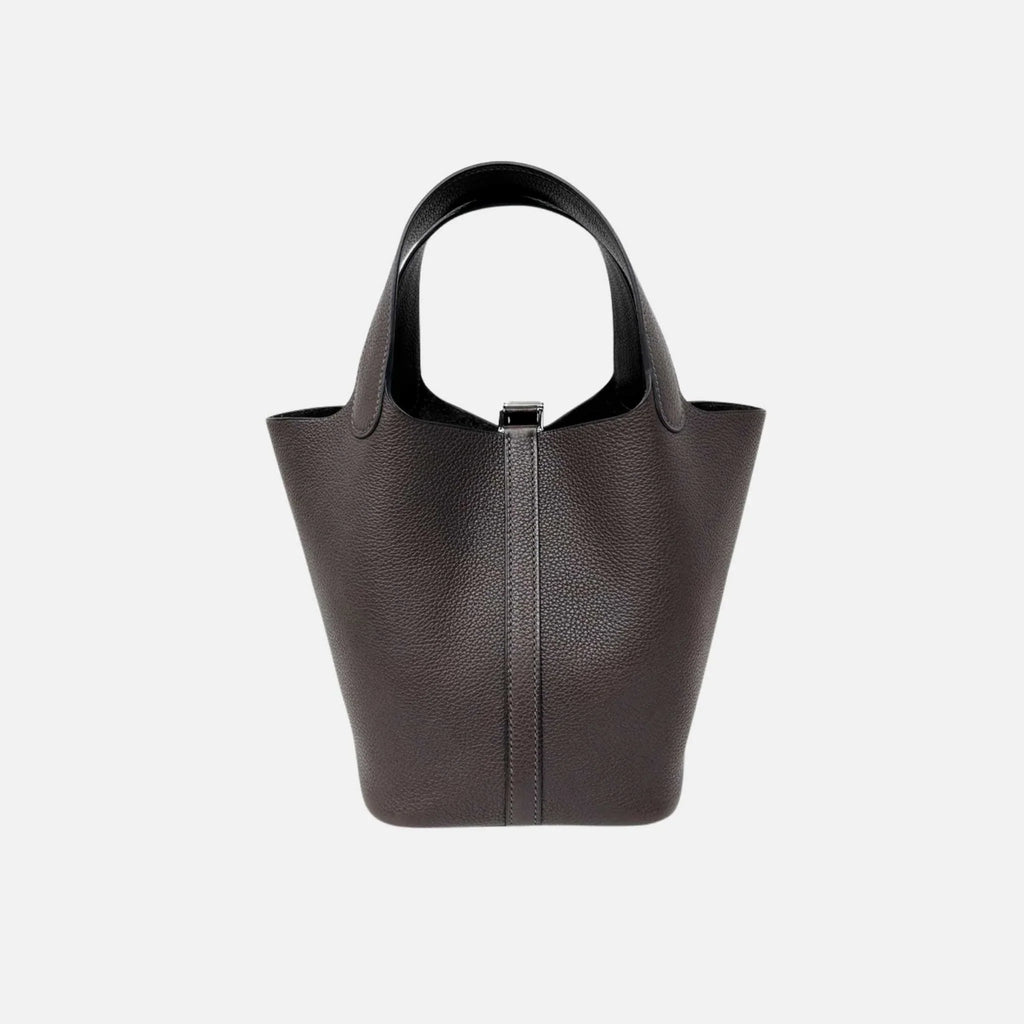 Picotin 18 Ebene Faubourg Barenia Phw Hermes оригінал – Купити в Україні – вид ззаду
