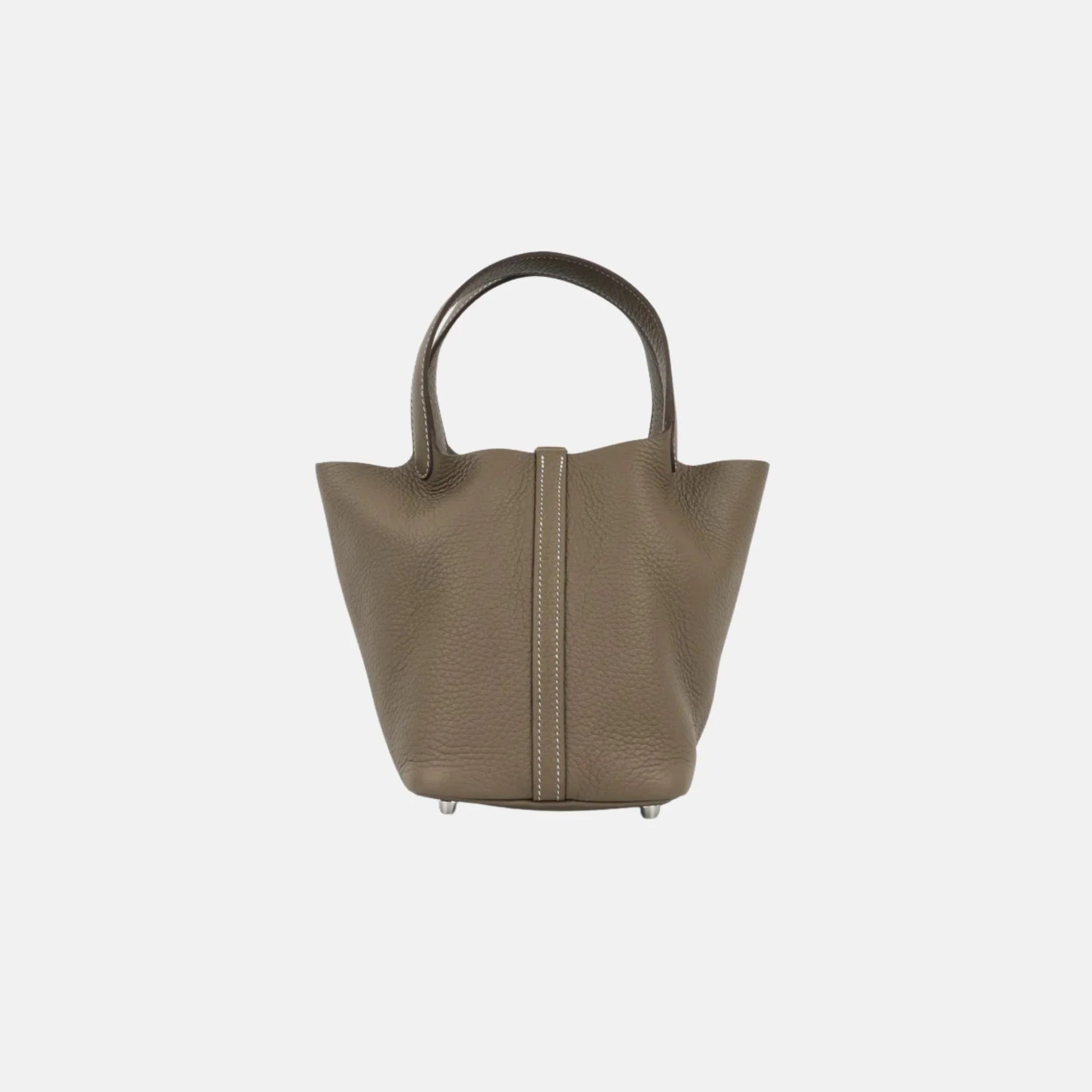 Оригінальна Picotin 18 Etoupe Clemence Leather Phw Hermes – детальний вид