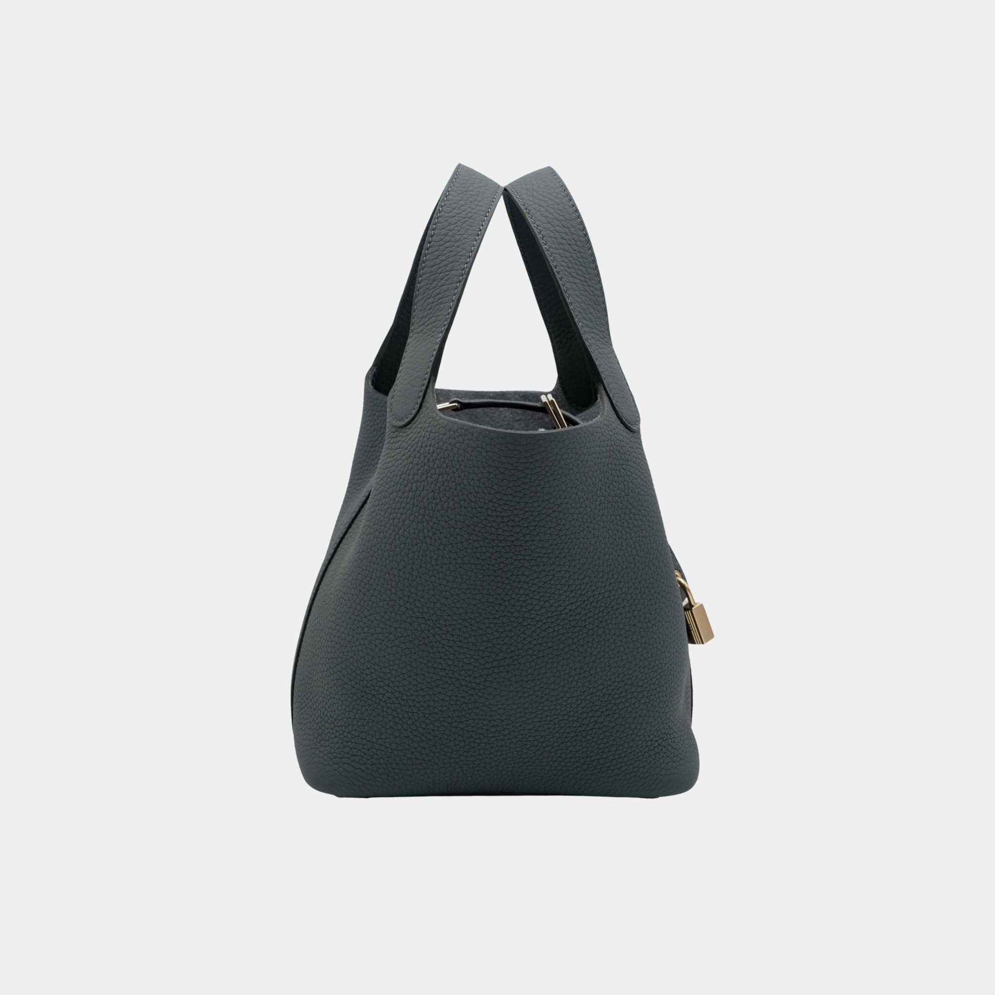 Оригінальна Picotin 18 Gris Misty Pbhw Hermes – детальний вид