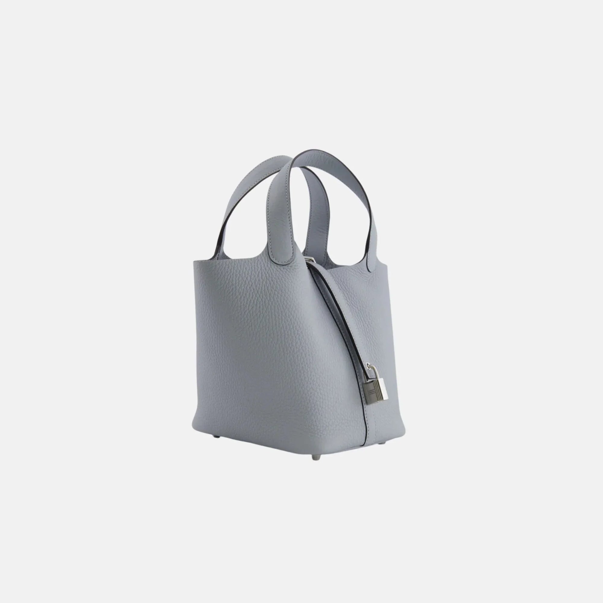 Оригінальна Picotin 18 Gris Pantin Clemence Phw Hermes – вид ззаду
