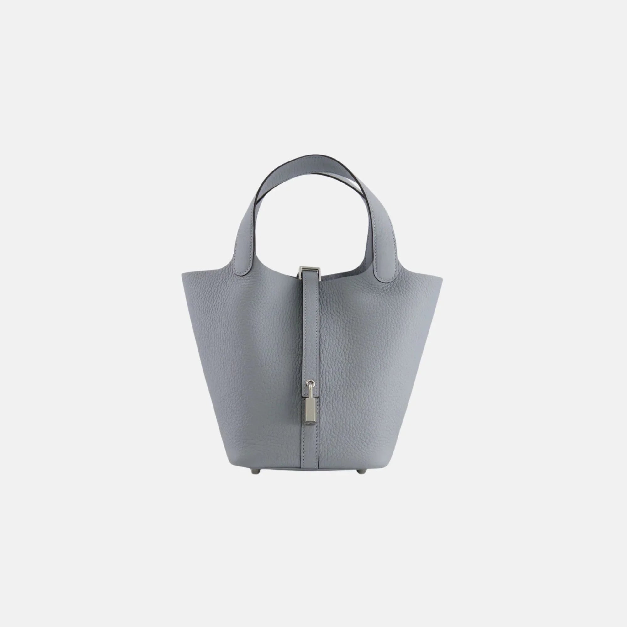 Оригінальна Picotin 18 Gris Pantin Clemence Phw Hermes – боковий вид