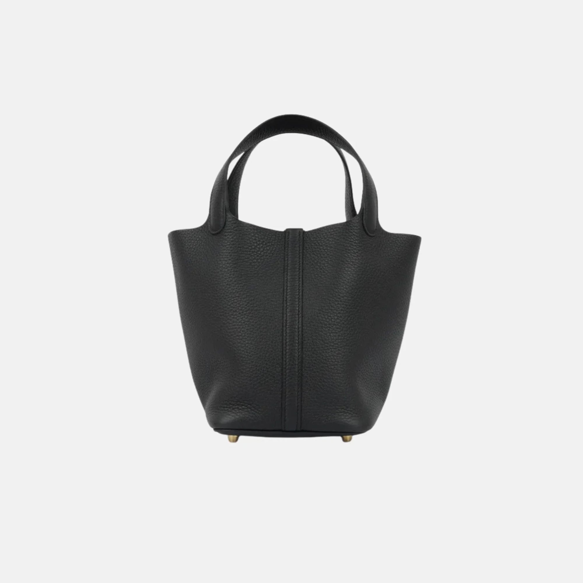 Оригінальна Picotin 18 Clemence Black Ghw Hermes – детальний вид