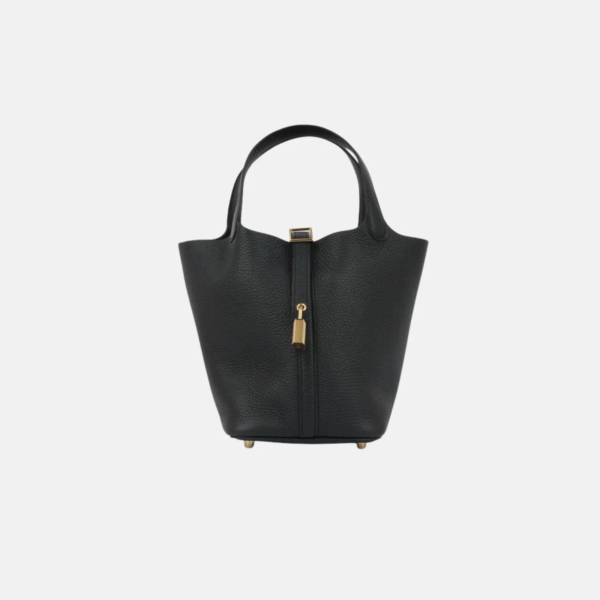 Оригінальна Picotin 18 Clemence Black Ghw Hermes – боковий вид