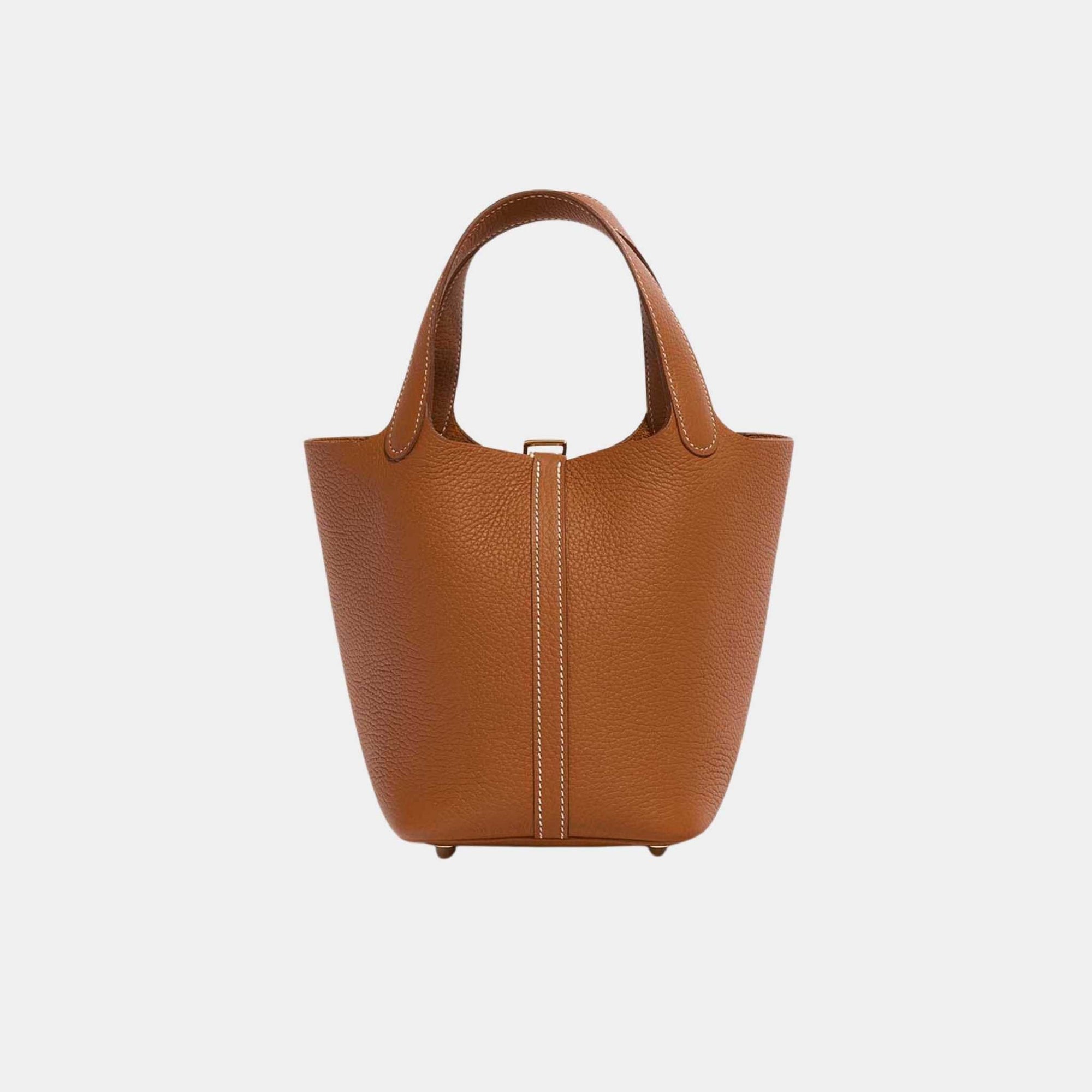 Оригінальна Picotin 18 Taurillon Clemence Gold Ghw Hermes – детальний вид