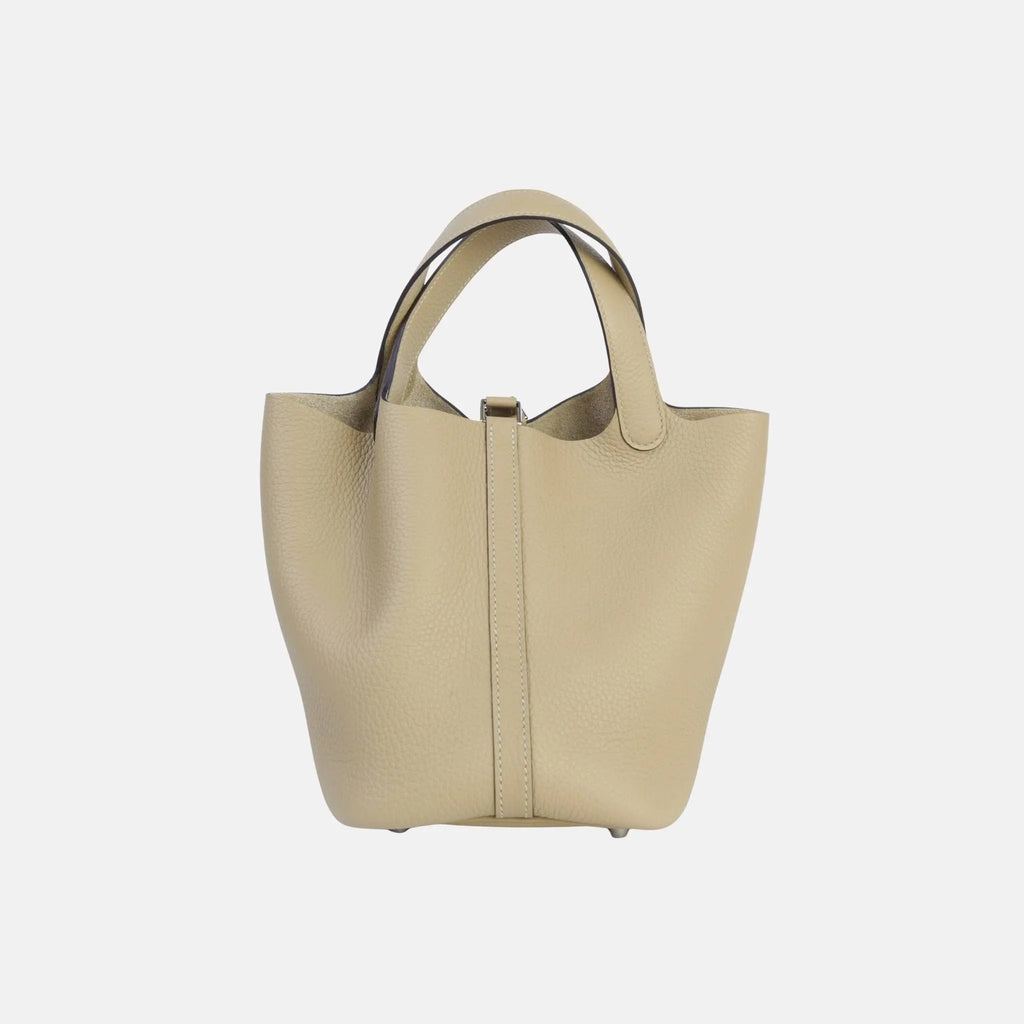 Picotin 18 Trench Clemence Leather Phw Hermes – Гарантія оригінальності – вид ззаду
