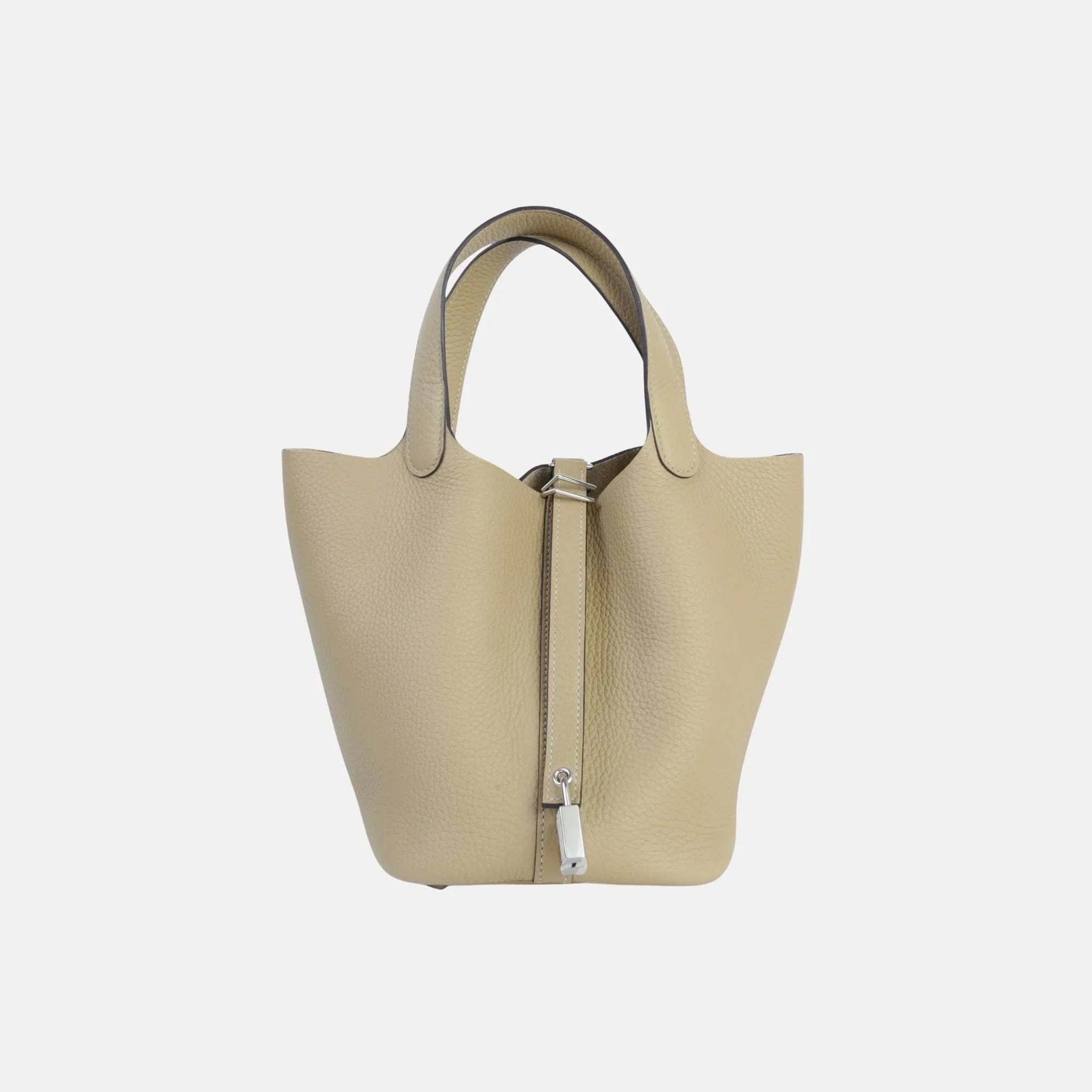 Picotin 18 Trench Clemence Leather Phw Hermes – Гарантія оригінальності – боковий вид