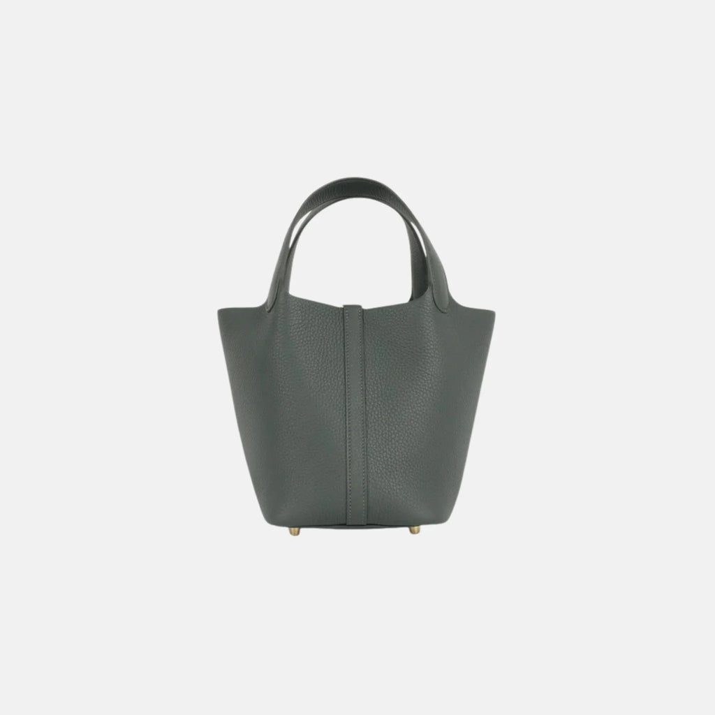 Picotin 18 Vert Mangrove Clemence Ghw Hermes оригінал – Купити в Україні – вид ззаду