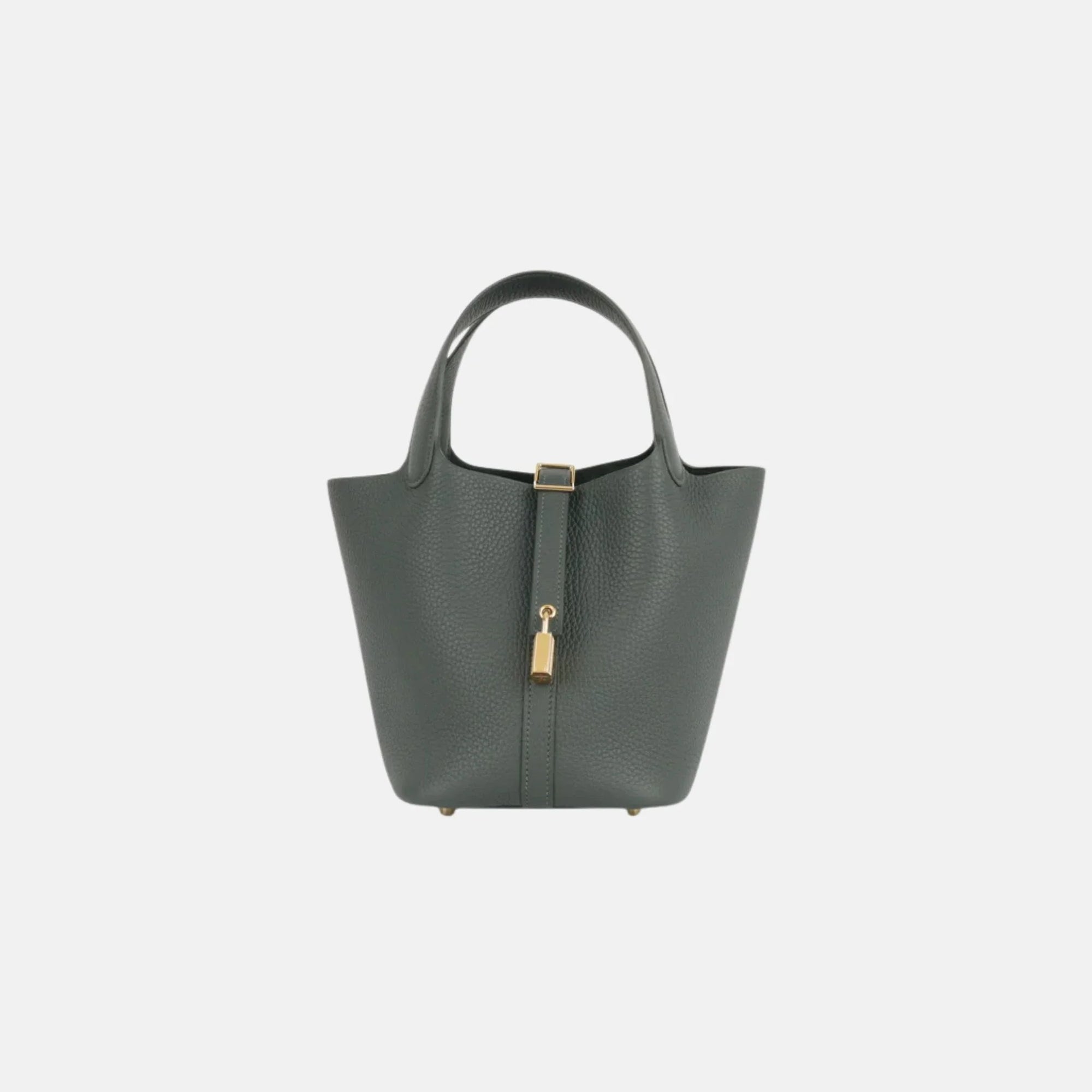 Picotin 18 Vert Mangrove Clemence Ghw Hermes оригінал – Купити в Україні – боковий вид