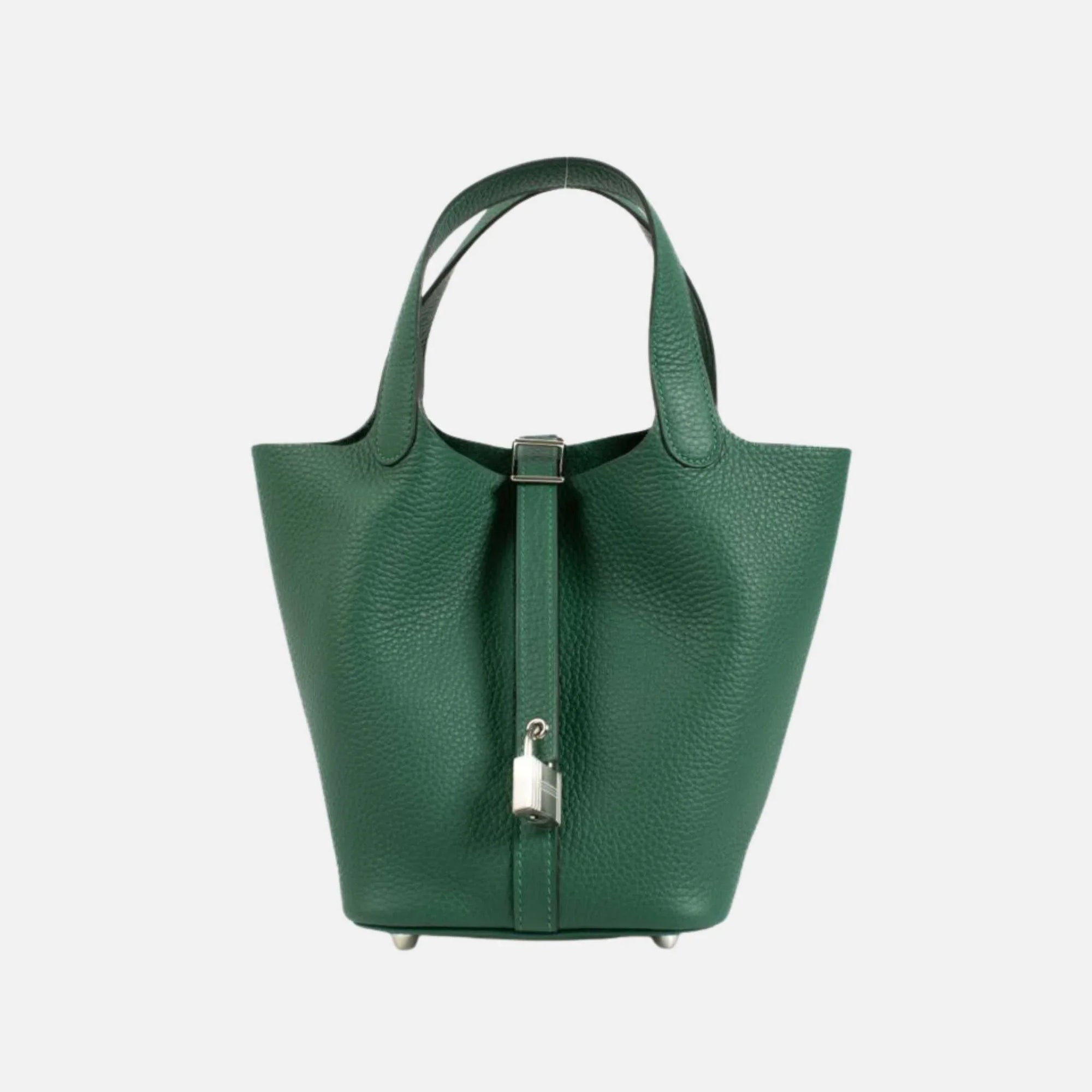 Оригінальна Picotin 18 Vert Moyen Clemence Phw Hermes – боковий вид