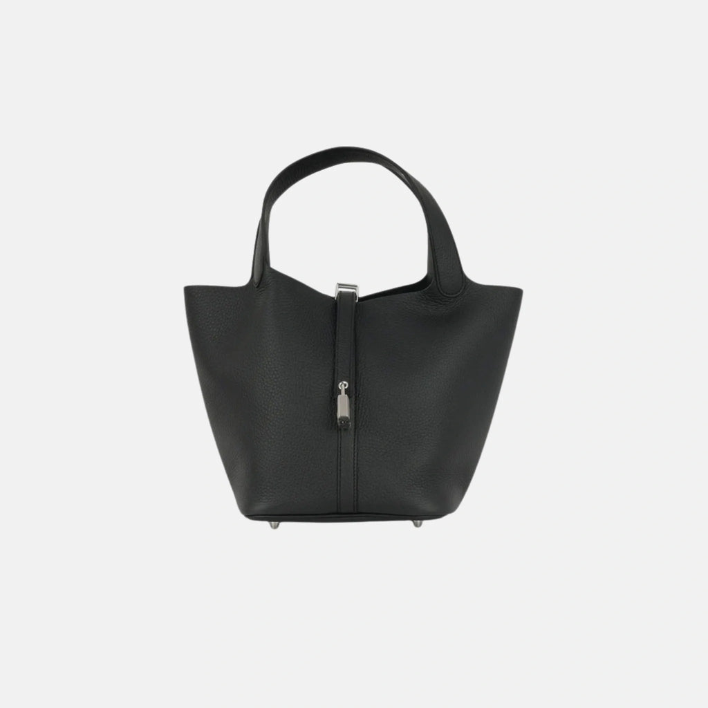 Оригінальна Picotin 22 Black Clemence Phw Hermes – боковий вид