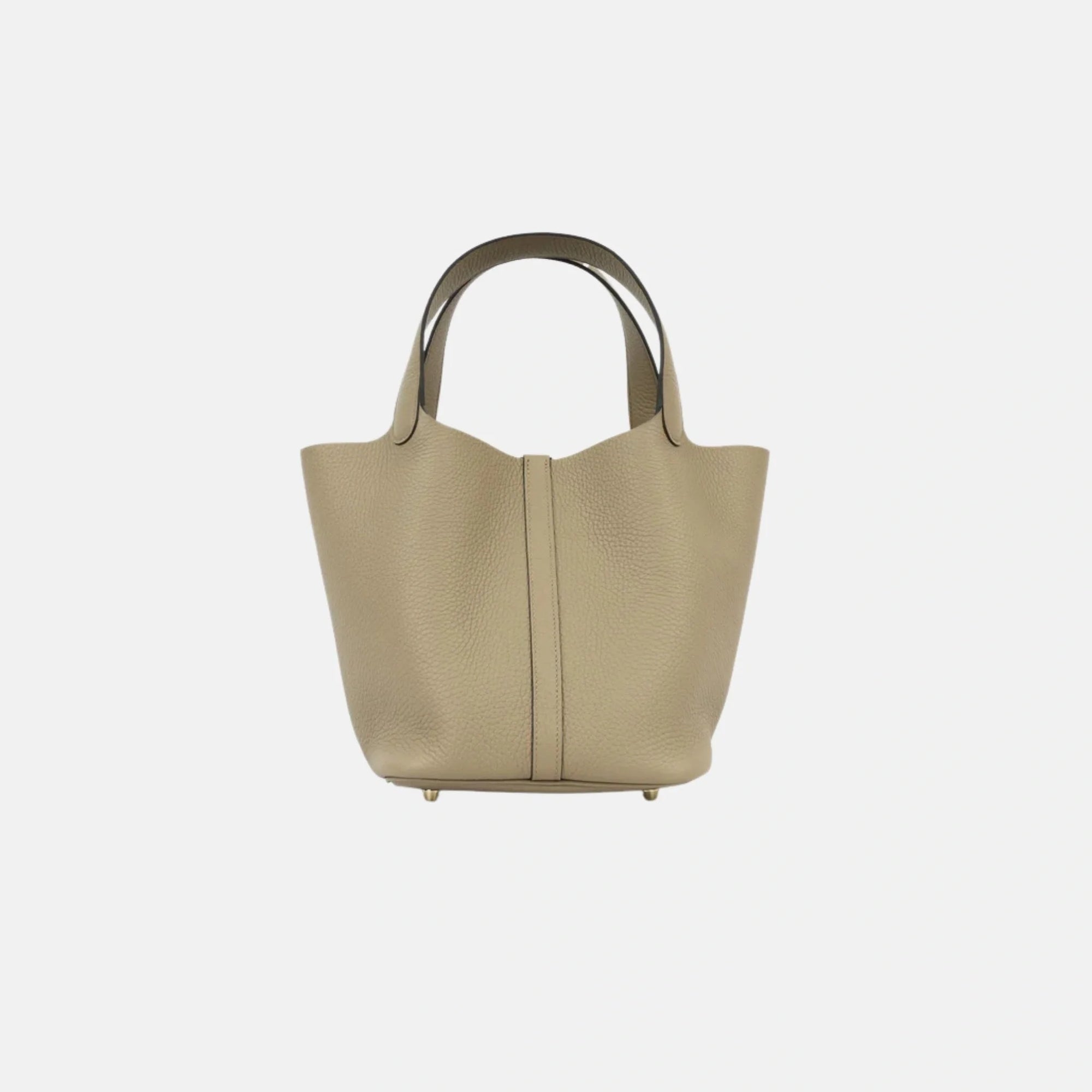 Picotin 22 Clemence Beige Marfa Ghw Hermes – Гарантія оригінальності – детальний вид
