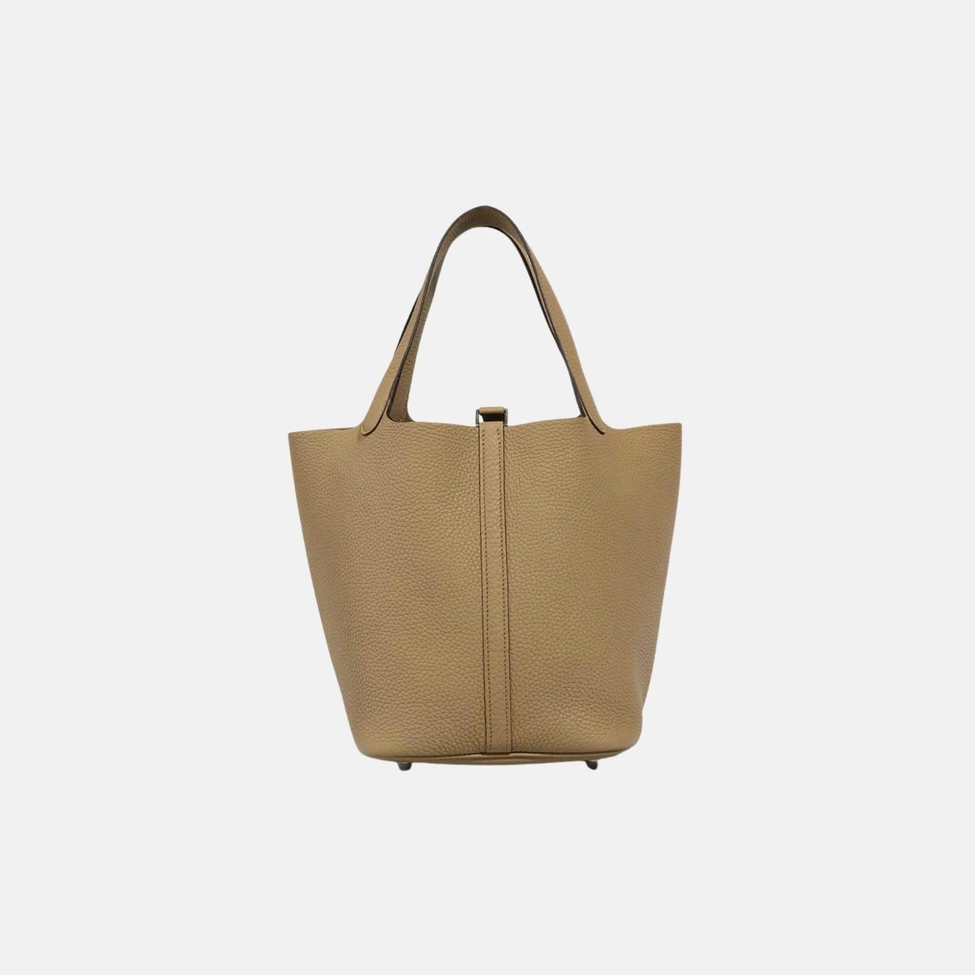 Оригінальна Picotin 22 Clemence Beige Marfa Phw Hermes – детальний вид