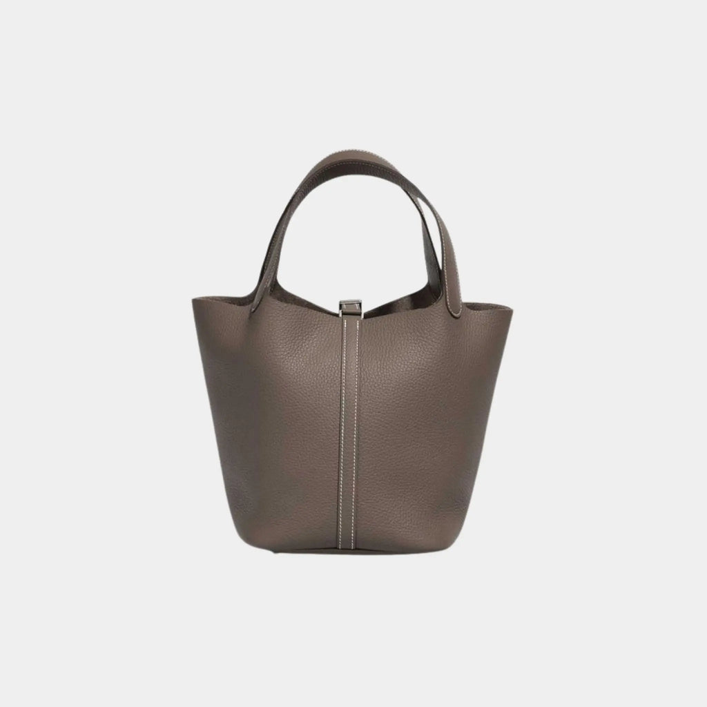 Оригінальна Picotin 22 Taurillon Clemence Etoupe Phw Hermes – вид ззаду