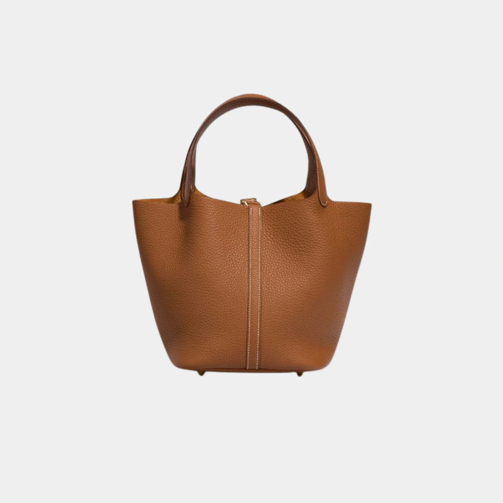 Picotin 22 Taurillon Clémence Gold Ghw Hermes – Гарантія оригінальності – вид ззаду