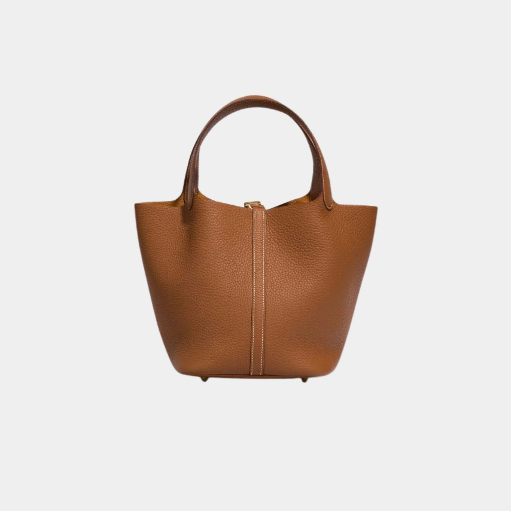 Picotin 22 Taurillon Clémence Gold Ghw Hermes – Гарантія оригінальності – вид ззаду