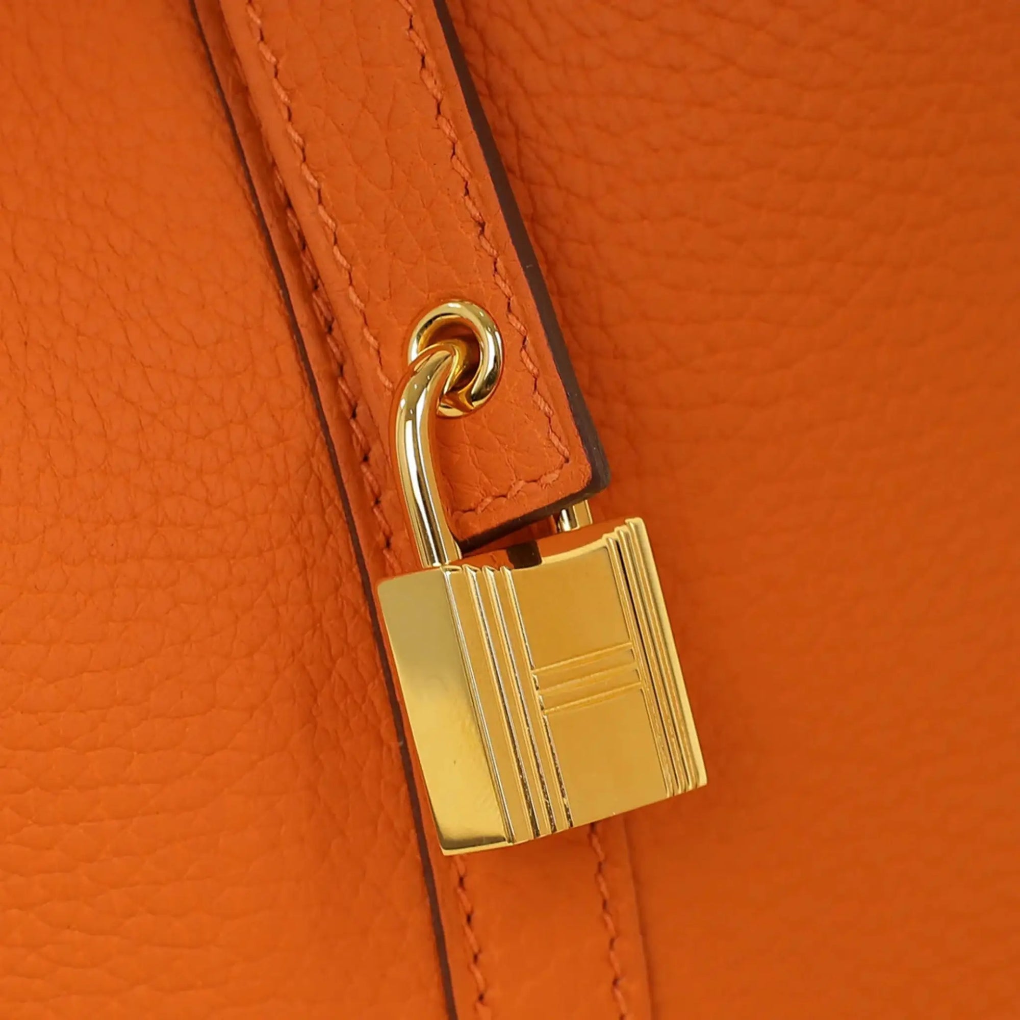 Picotin 22 Taurillon Clemence Orange Ghw Hermes оригінал – Купити в Україні – збільшений вид