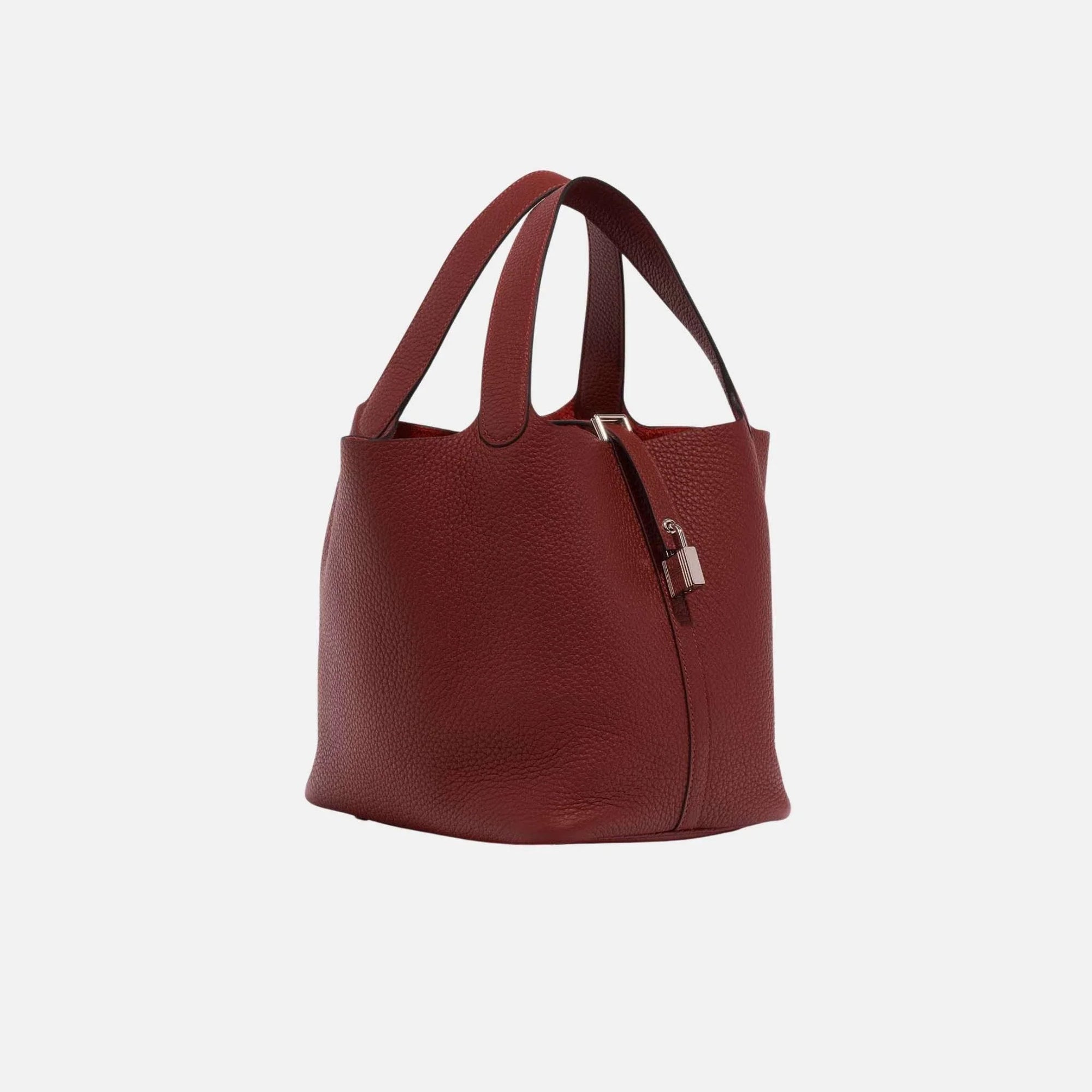 Оригінальна Picotin 22 Taurillon Clemence Rouge H Phw Hermes – детальний вид