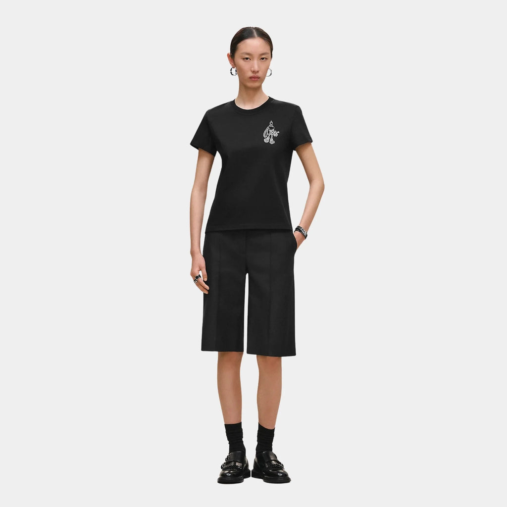 Printed Straight T-Shirt In Plain Jersey Hermes – Гарантія оригінальності – боковий вид