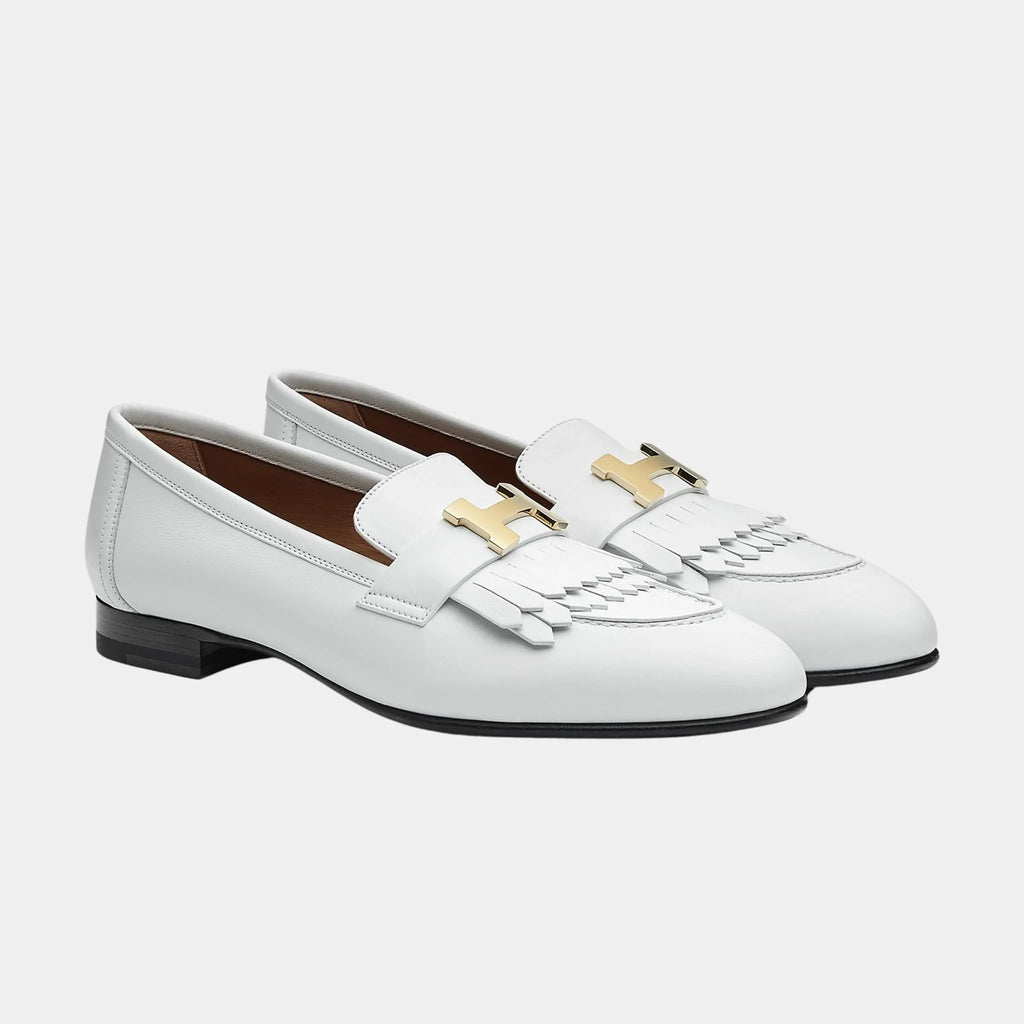 Royal Loafer In Calfskin With Gold Plated Buckle Women Hermes оригінал – Купити в Україні – боковий вид