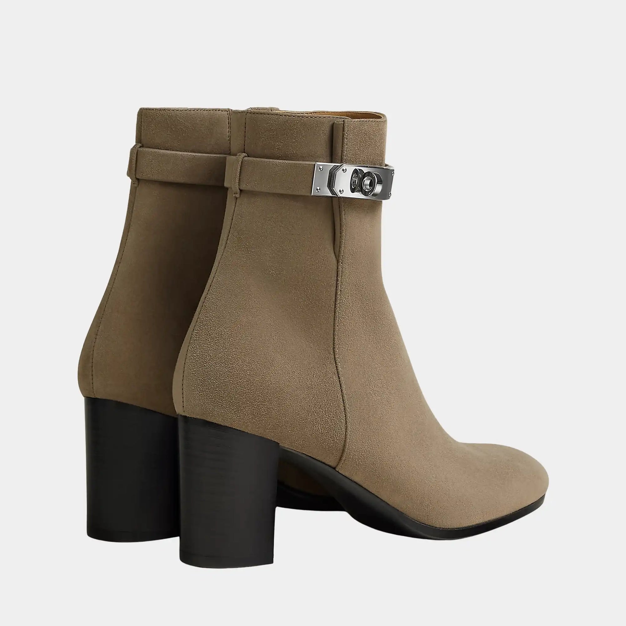 Оригінальна Saint Germain Ankle Boots In Suede Hermes – детальний вид