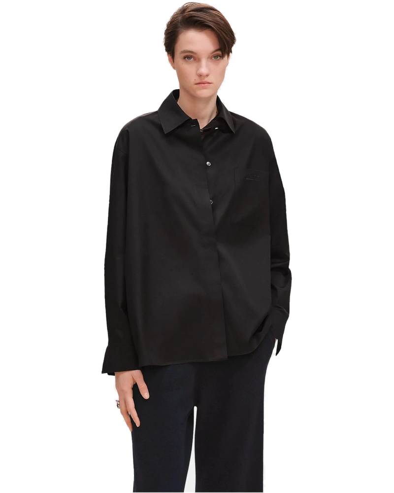 Оригінальна Loose-Fitting Cotton Twill Shirt Hermes