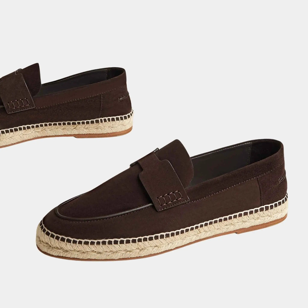 Trip Espadrilles In Suede Goatskin Hermes оригінал – Купити в Україні – вид ззаду