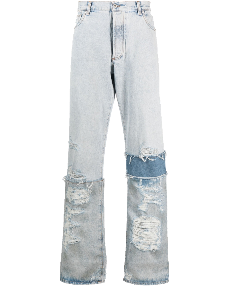 Multi-Panel Denim Jeans Heron preston оригінал – Купити в Україні