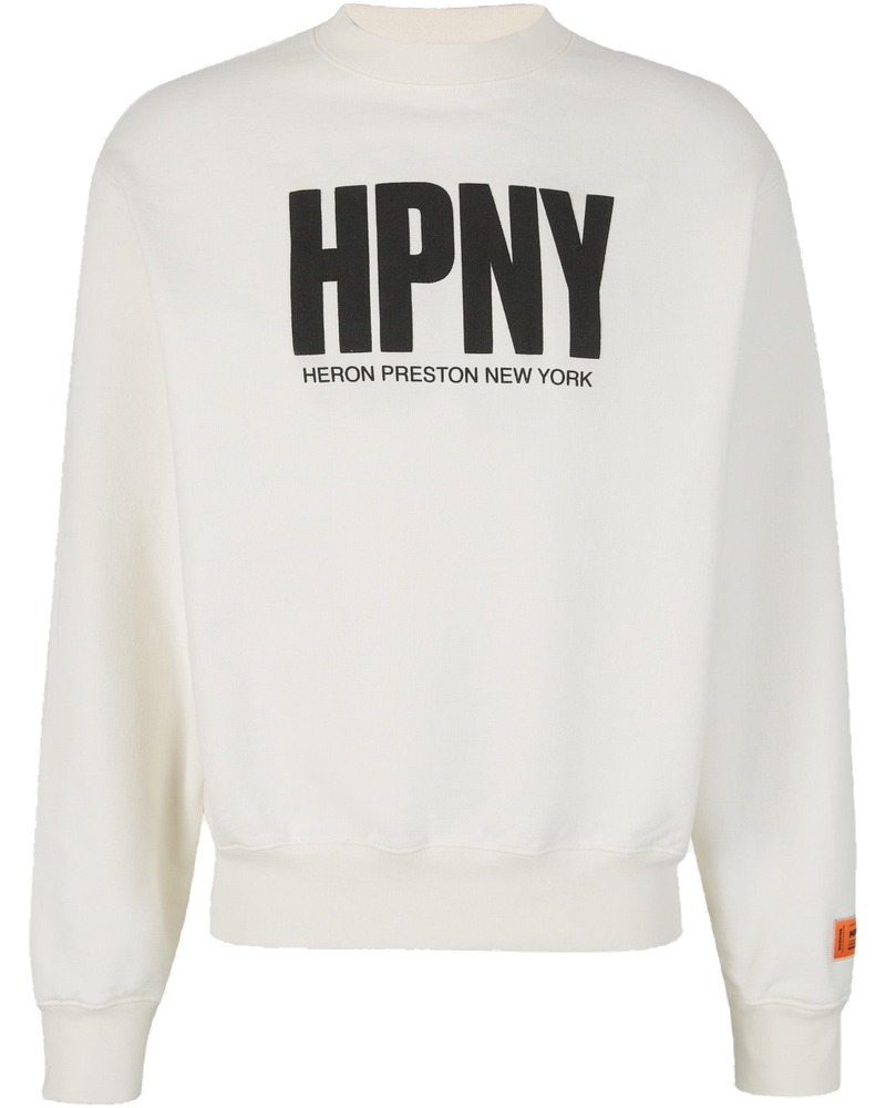 Logo Cotton Sweatshirt Heron preston оригінал – Купити в Україні