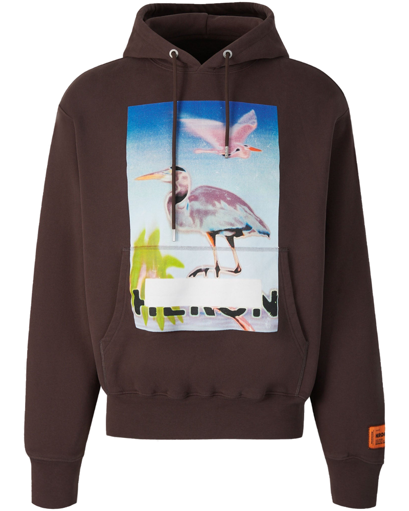 Printed Cotton Sweatshirt Heron preston оригінал – Купити в Україні