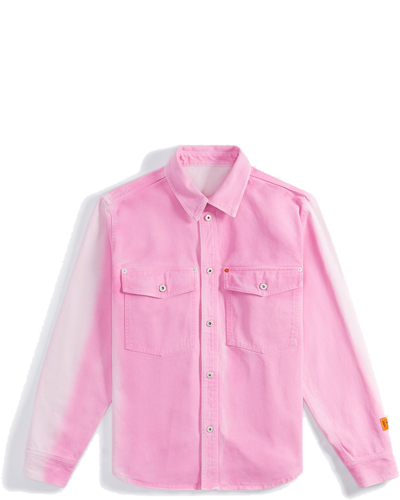 Gradient Denim Long Sleeve Shirt Fuchsia Pink Heron preston – Гарантія оригінальності