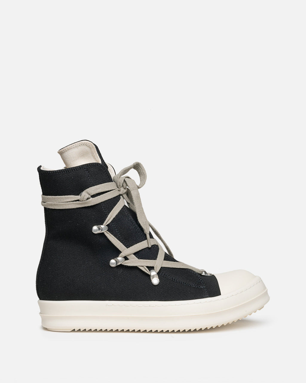 Womens Hexa Sneaker In Black Rick owens оригінал – Купити в Україні – боковий вид
