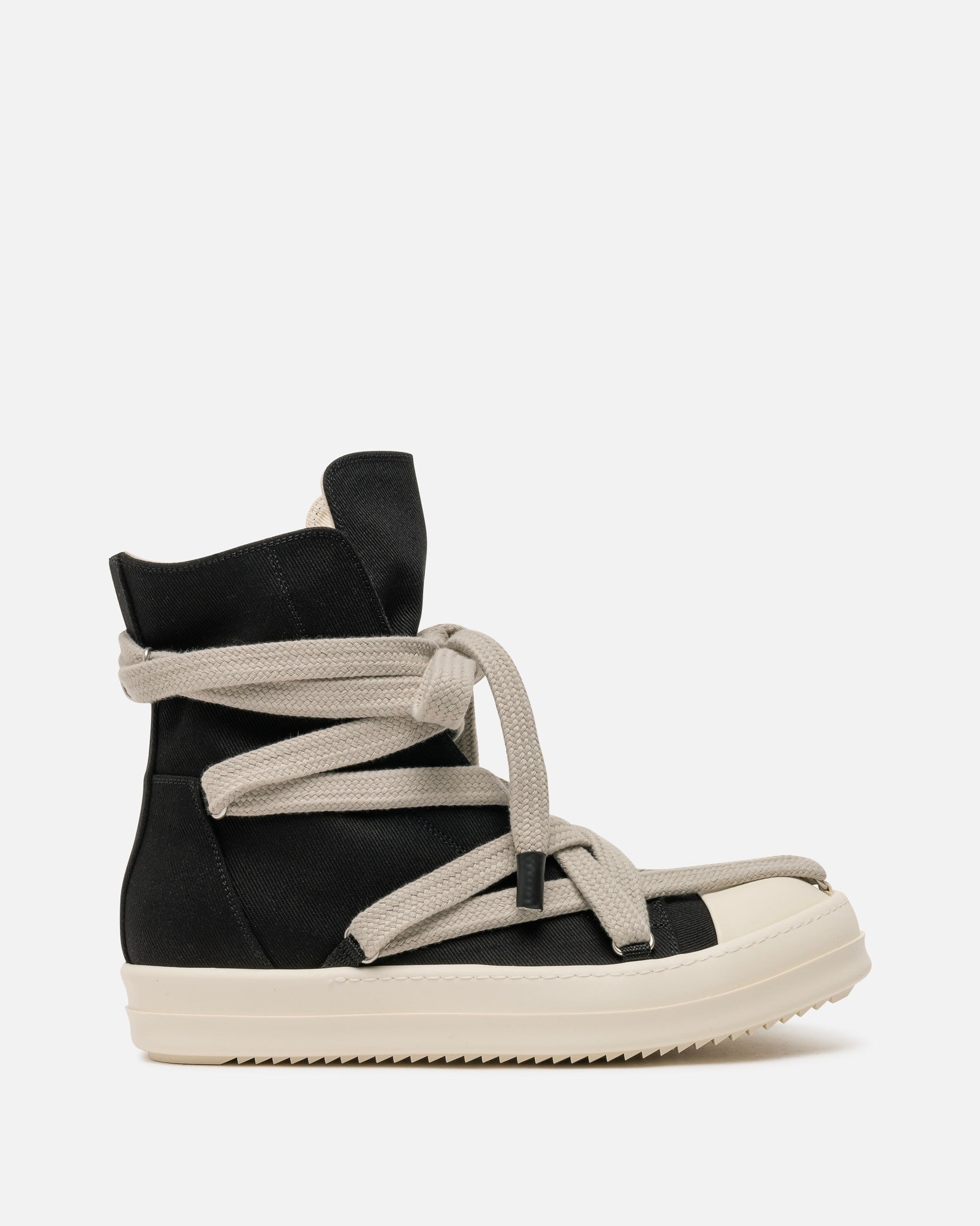 Оригінальна Hexa Sneakers In Black Rick owens – боковий вид
