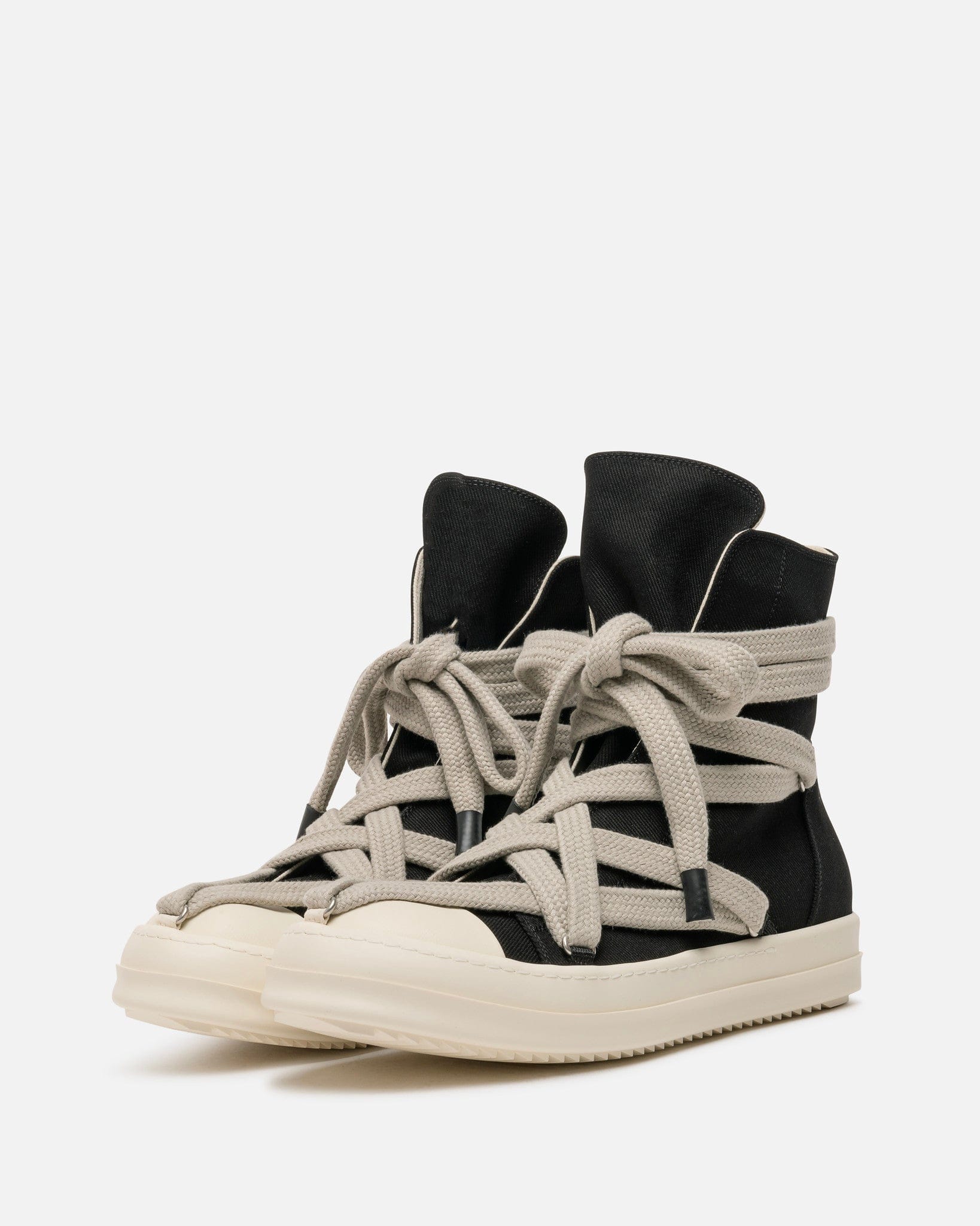 Оригінальна Hexa Sneakers In Black Rick owens – вид ззаду
