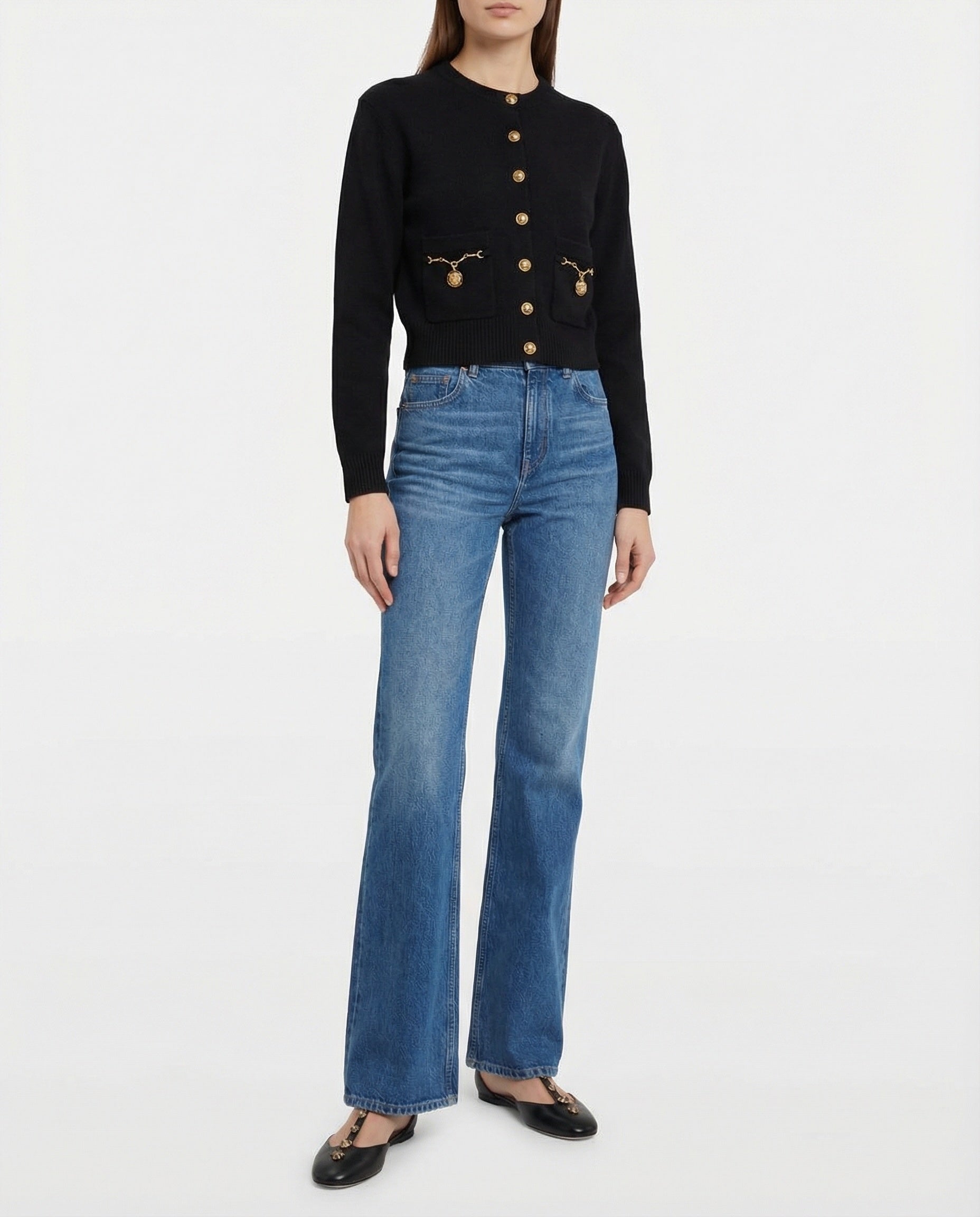 Knit Cardigan Chloe оригінал – Купити в Україні – вид ззаду