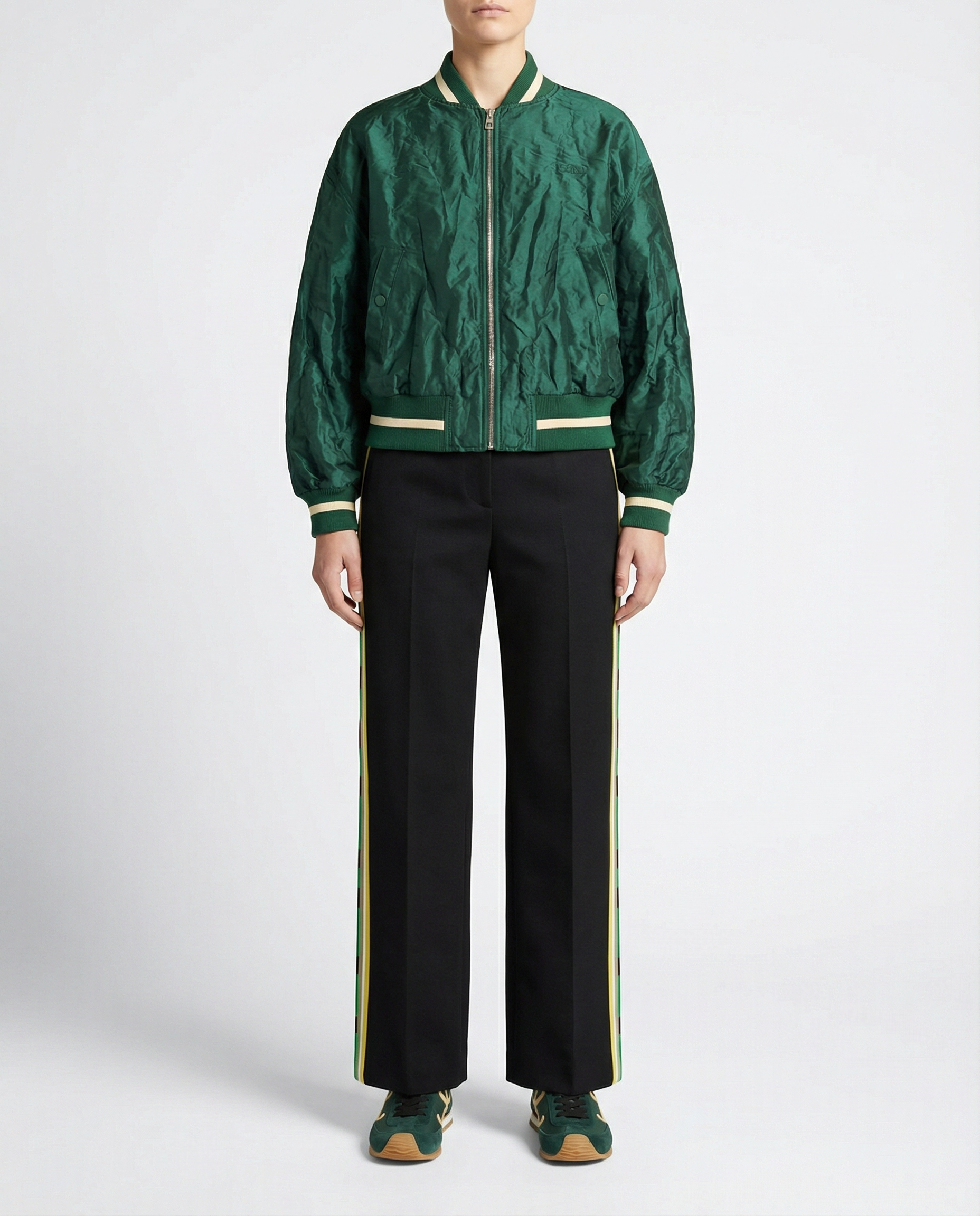 Logo Side Panel Tailored Trousers Loewe оригінал – Купити в Україні – вид ззаду