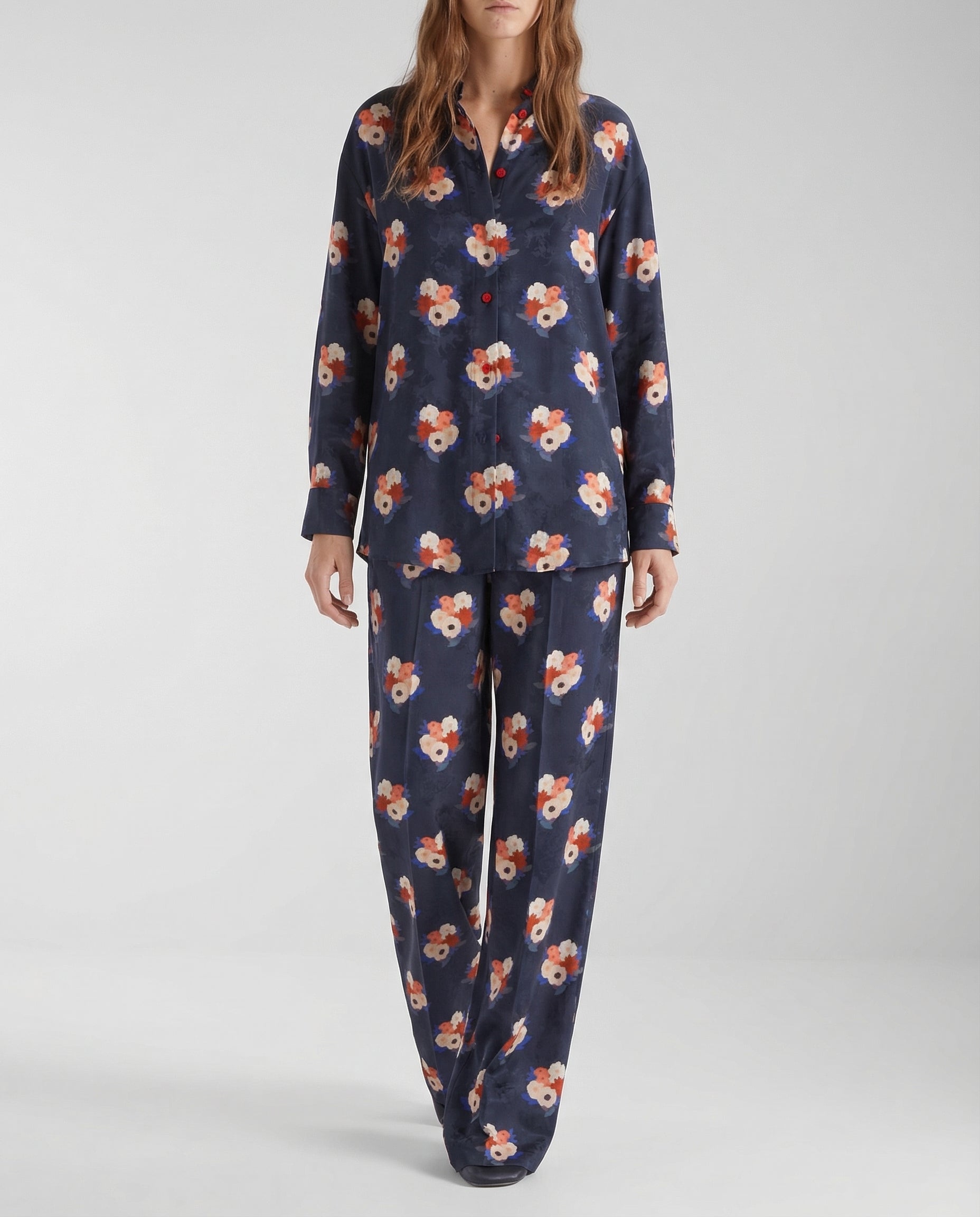 Floral Silk Trousers Fendi оригінал – Купити в Україні – вид ззаду