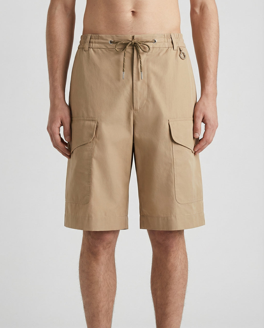 Cotton Poplin Cargo Shorts Moncler – Гарантія оригінальності – вид ззаду