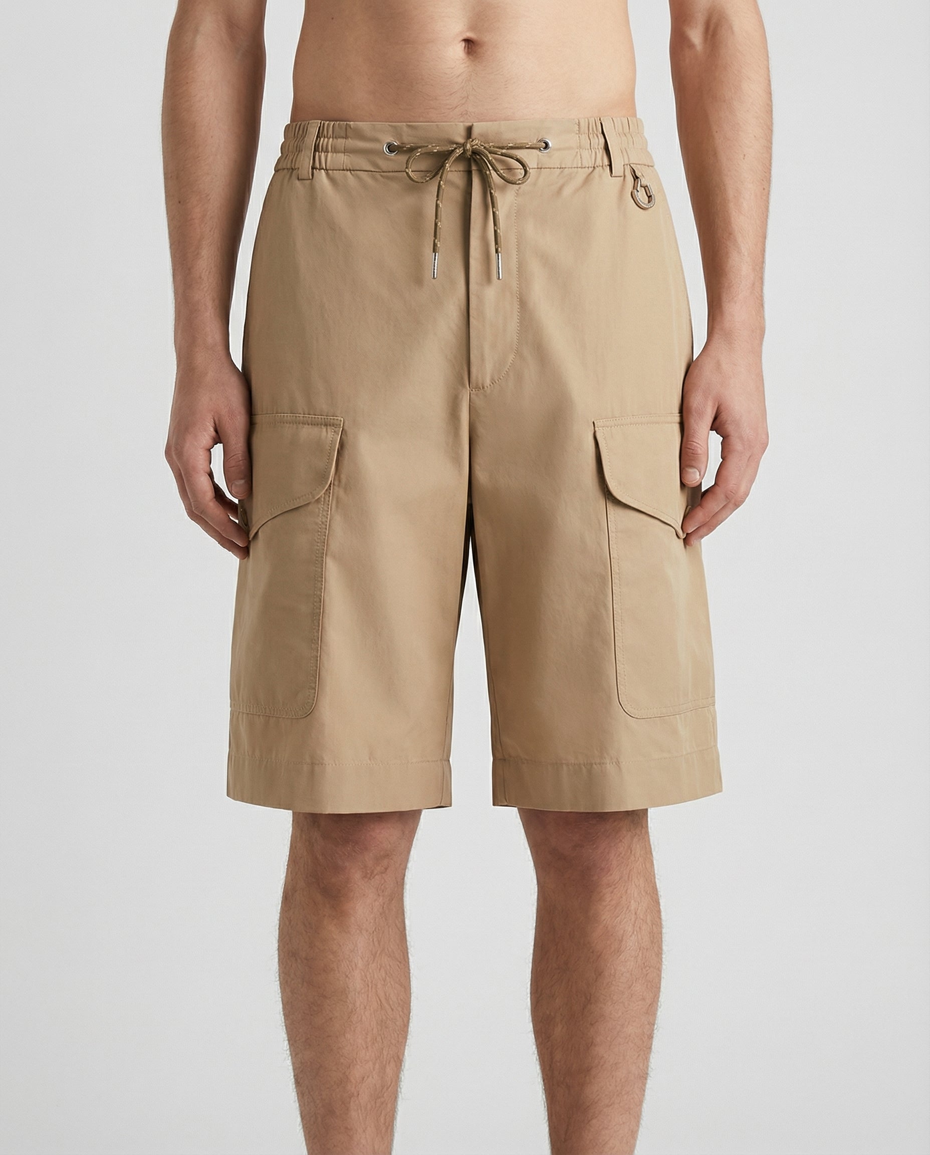 Cotton Poplin Cargo Shorts Moncler – Гарантія оригінальності – вид ззаду